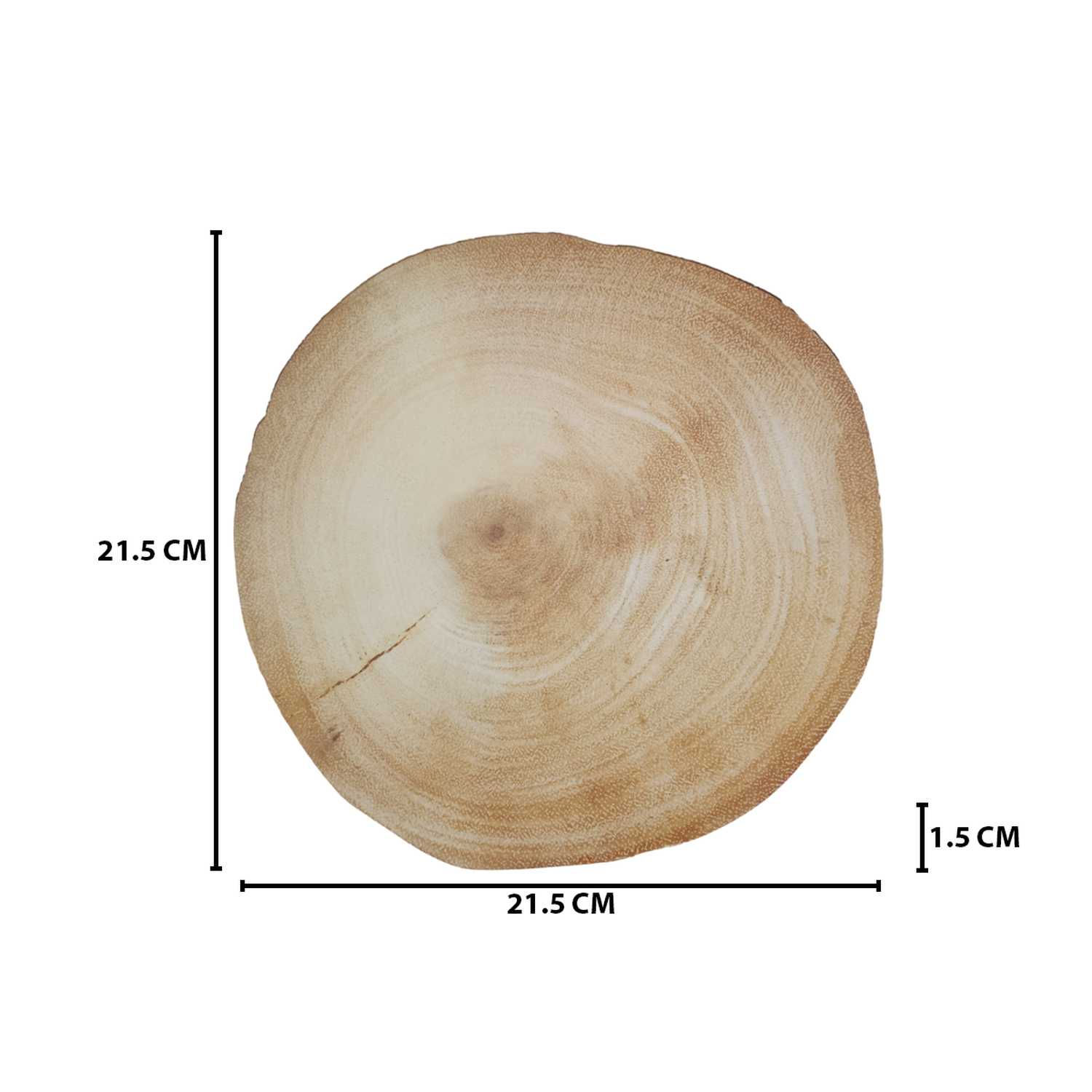 Soporte Base Para Ollas Calientes Diseño Tronco De Madera S-5
