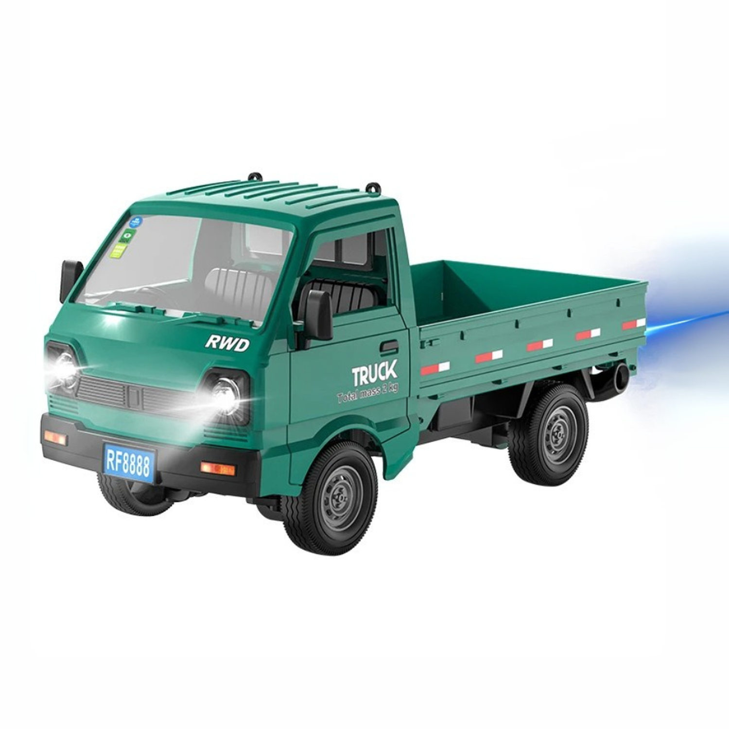 Camion 3/4 de Carga a Control Remoto Escala 1:16 Con Cajas-0