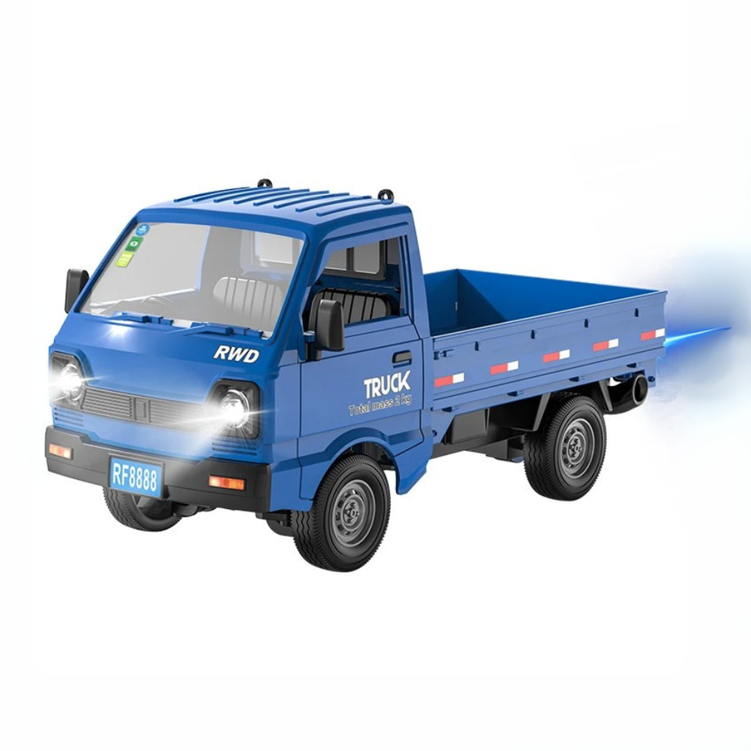 Camion 3/4 de Carga a Control Remoto Escala 1:16 Con Cajas-0