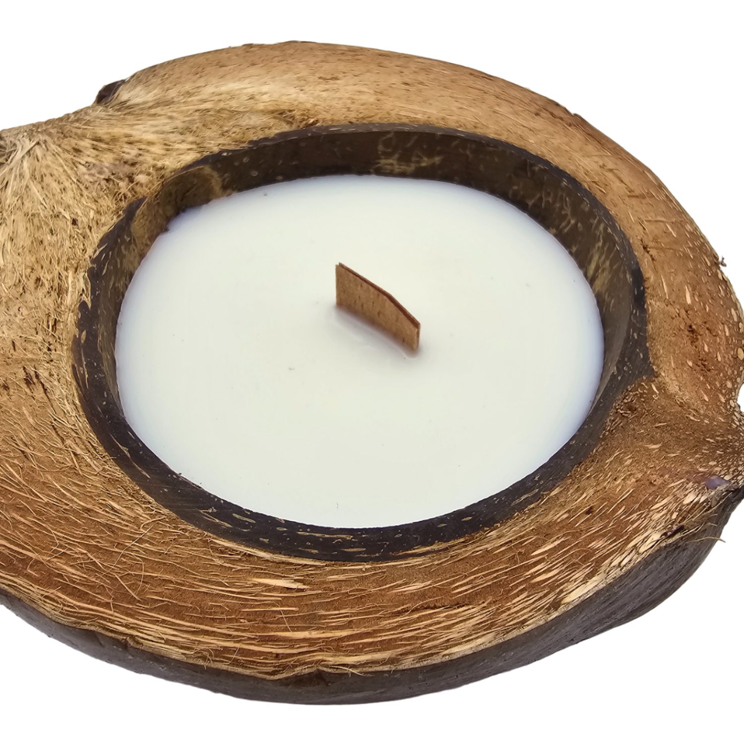 Vela Aromatica Ecologica Aroma De Coco Natural Cera Natural-3
