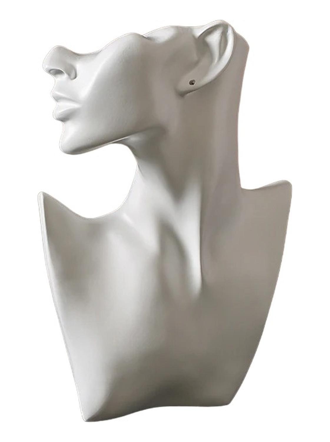 Estatua Rostro Soporte De Joyería Decoración Habitación-0
