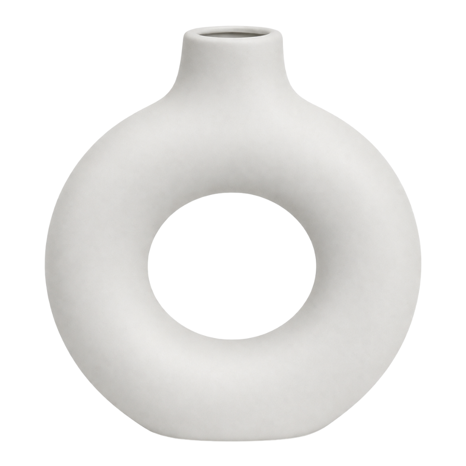 Florero Redondo de Ceramica Decorativo Minimalista Hogar-0