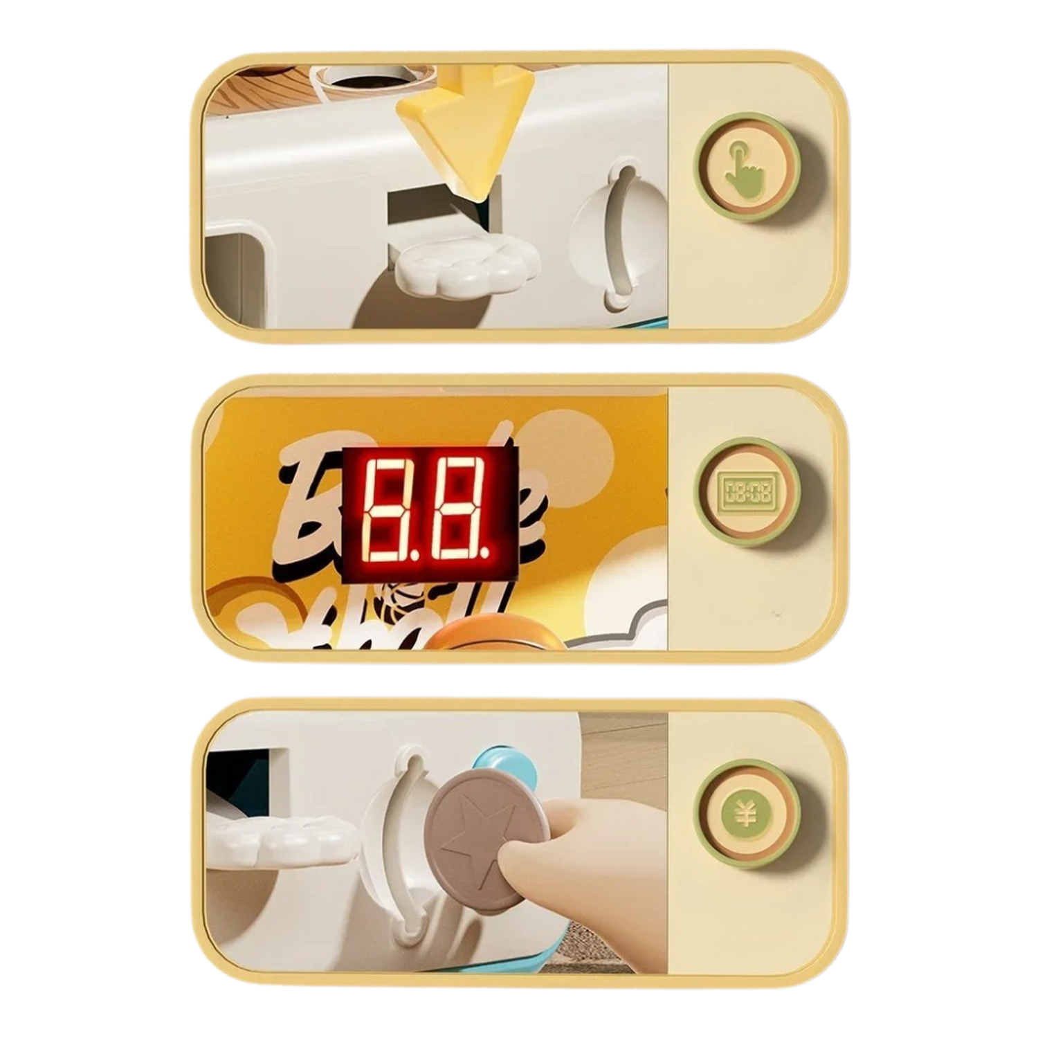 Maquina Arcade Infantil Mini Juego Baloncesto Con Fichas-5