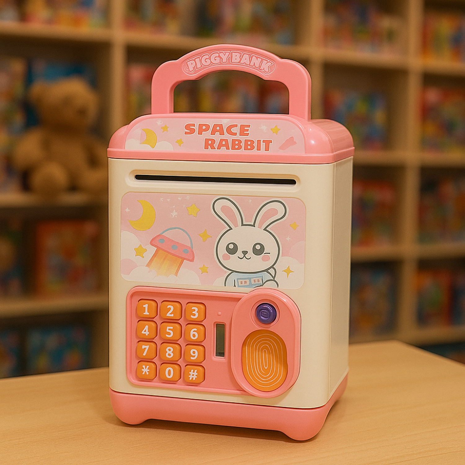 Alcancia Electronica Diseños Kawaii Caja Fuerte Portatil-2