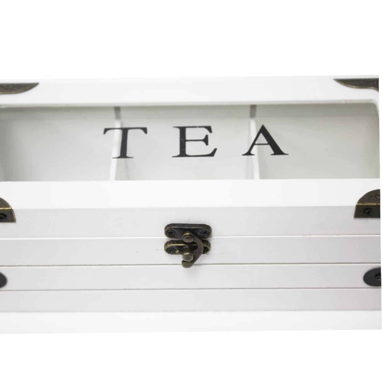 Caja De Te 3 Divisiones Tapa Con Diseño Decorativa Decohogar-4