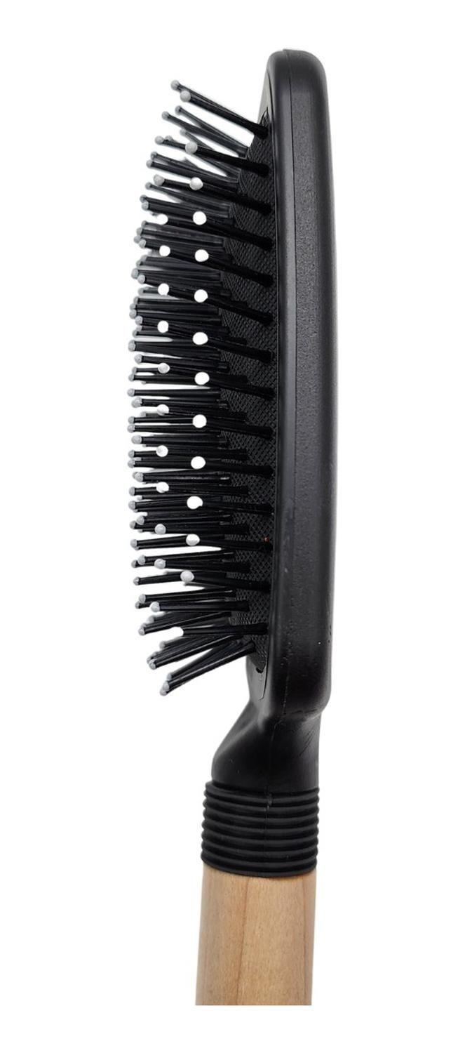 Cepillo Para Peinar El Pelo Rectangular Mango Madera-1