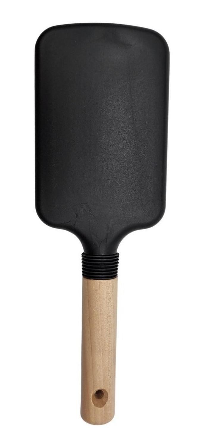 Cepillo Para Peinar El Pelo Rectangular Mango Madera-2