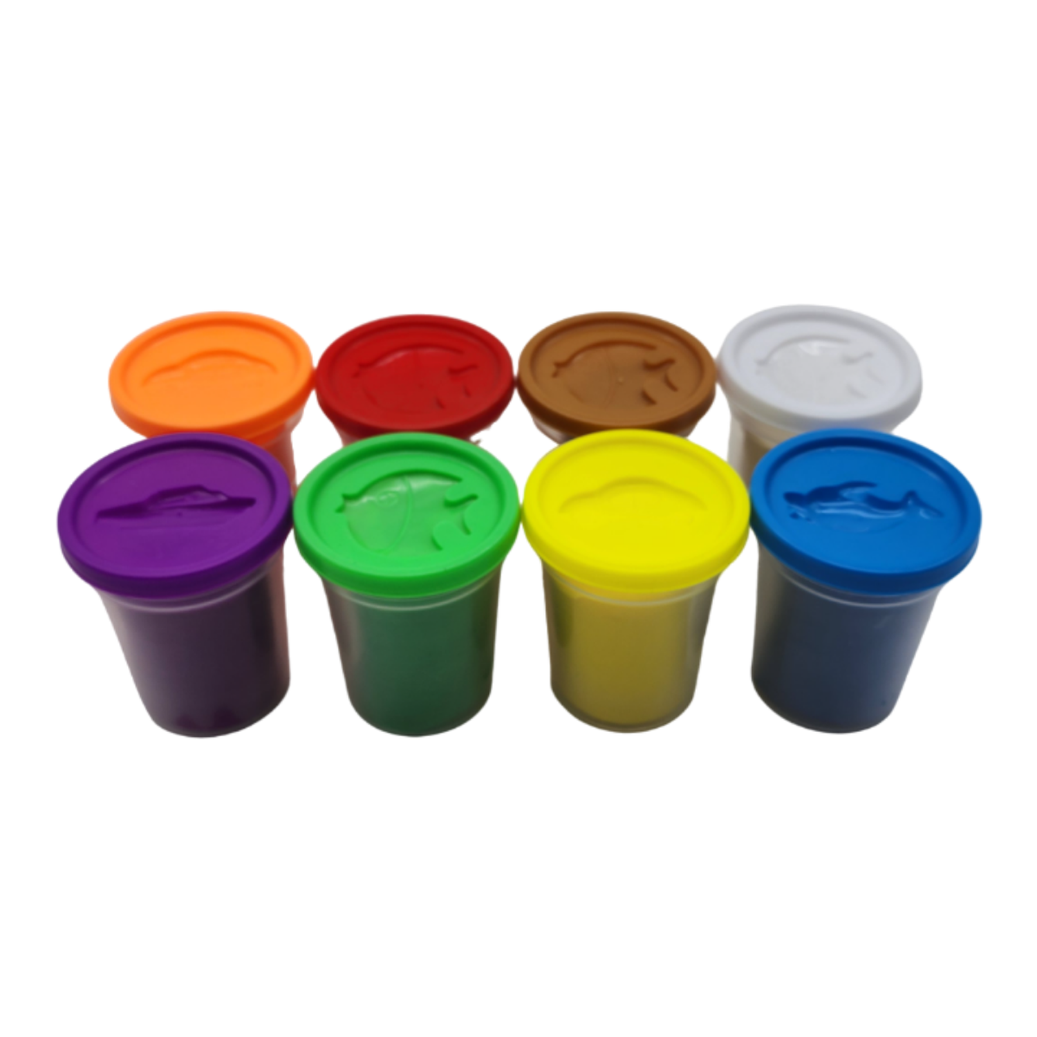 Set De Masas 8 Colores Latas Plasticina Didactica Divertida-3
