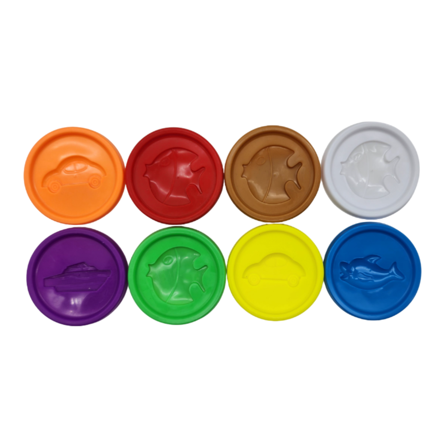 Set De Masas 8 Colores Latas Plasticina Didactica Divertida-4