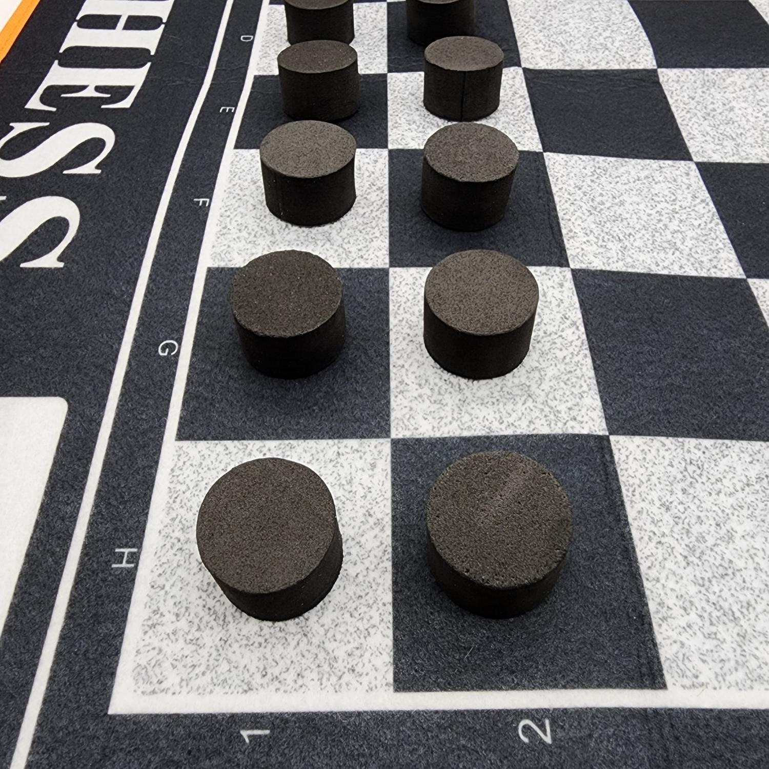 Juego Tablero Juego De Damas Alfombra De Entretención Niños-6