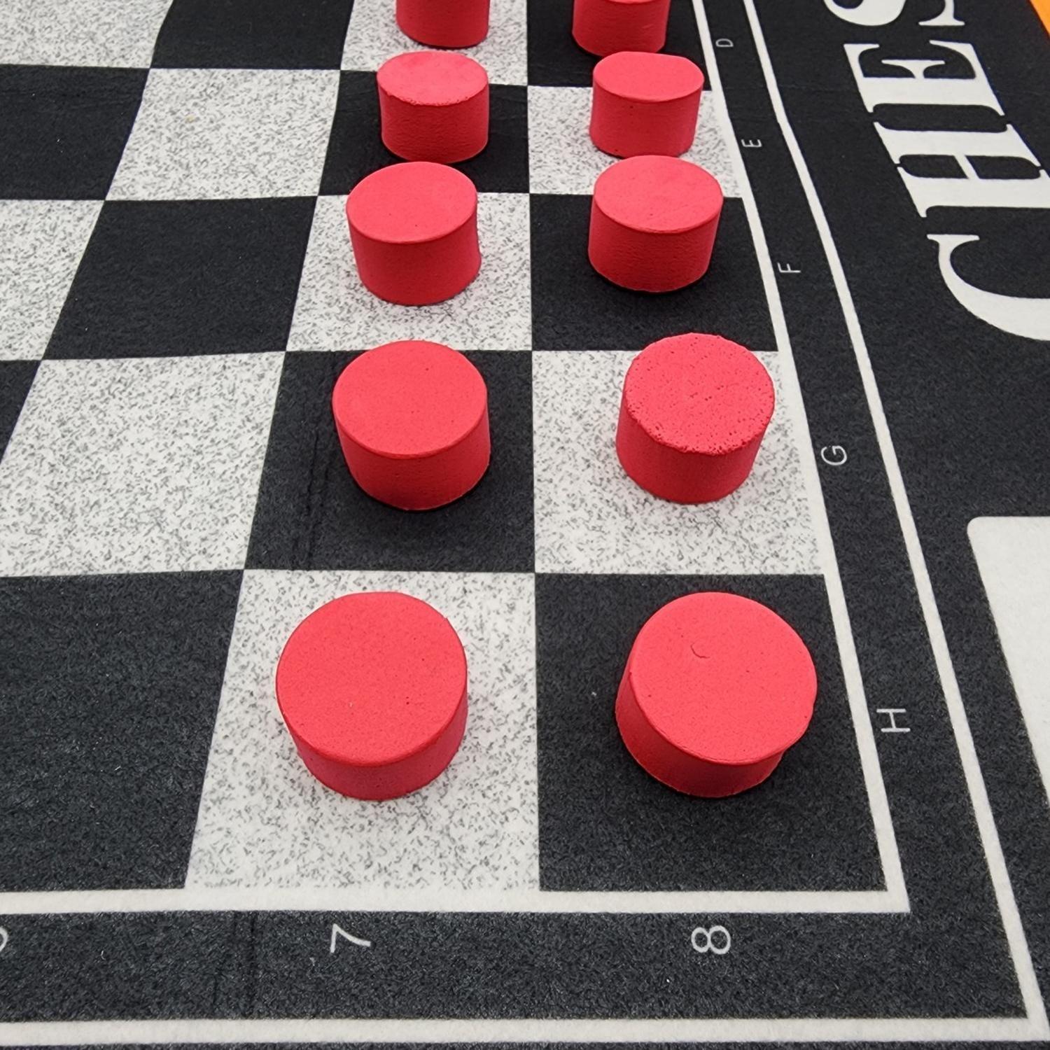 Juego Tablero Juego De Damas Alfombra De Entretención Niños-7