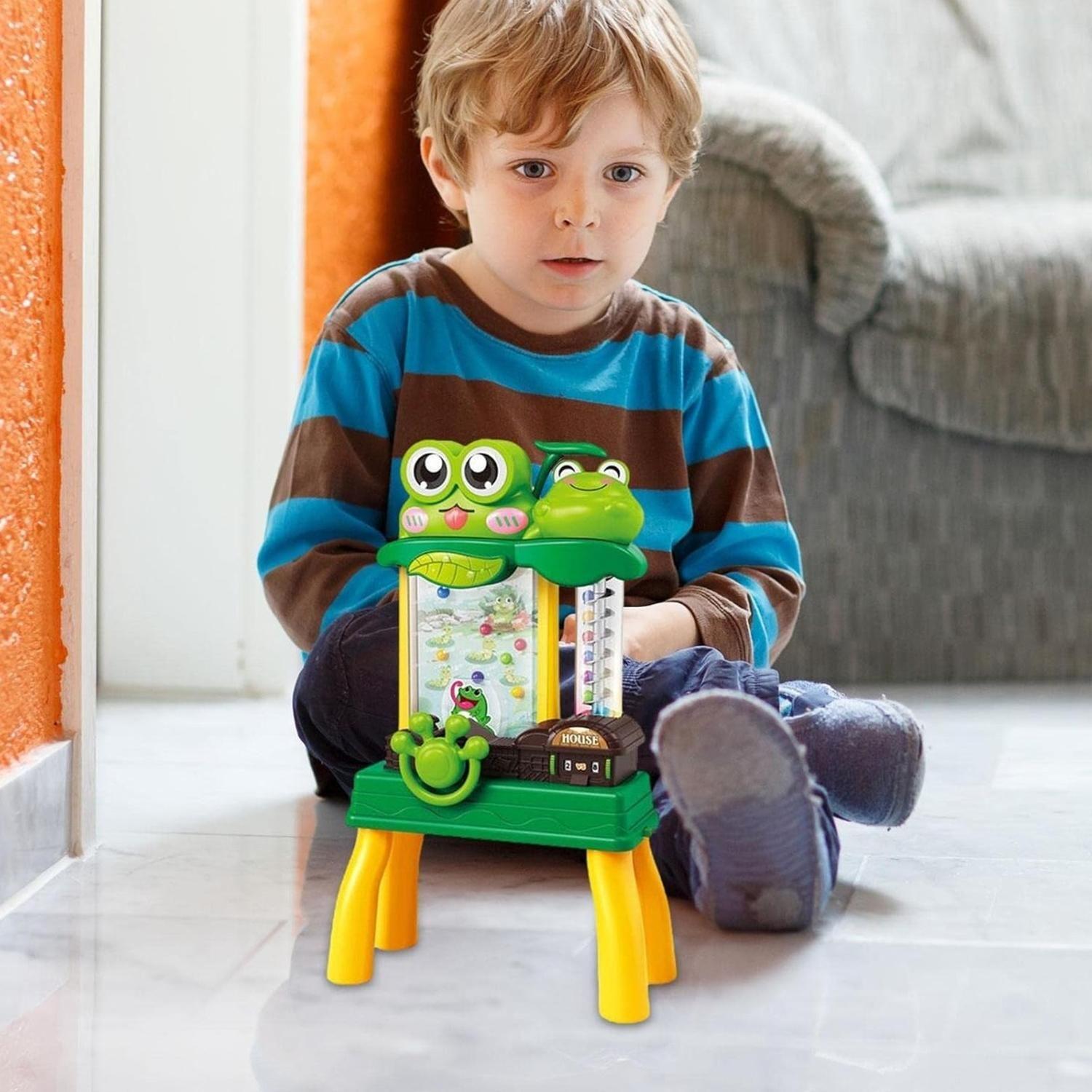 Juego Sensorial Antiestres Ranita Entretencion Musical Y Luz-4