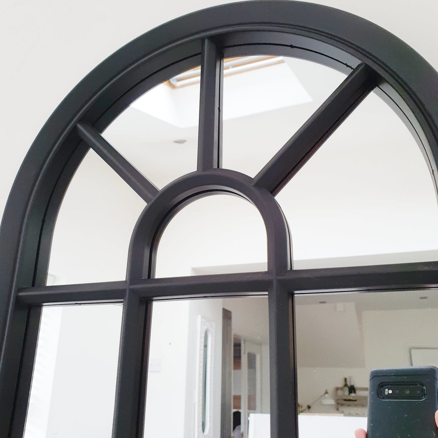 Marco Espejo Decorativo Forma De Ventana Vintage Alargado N-6
