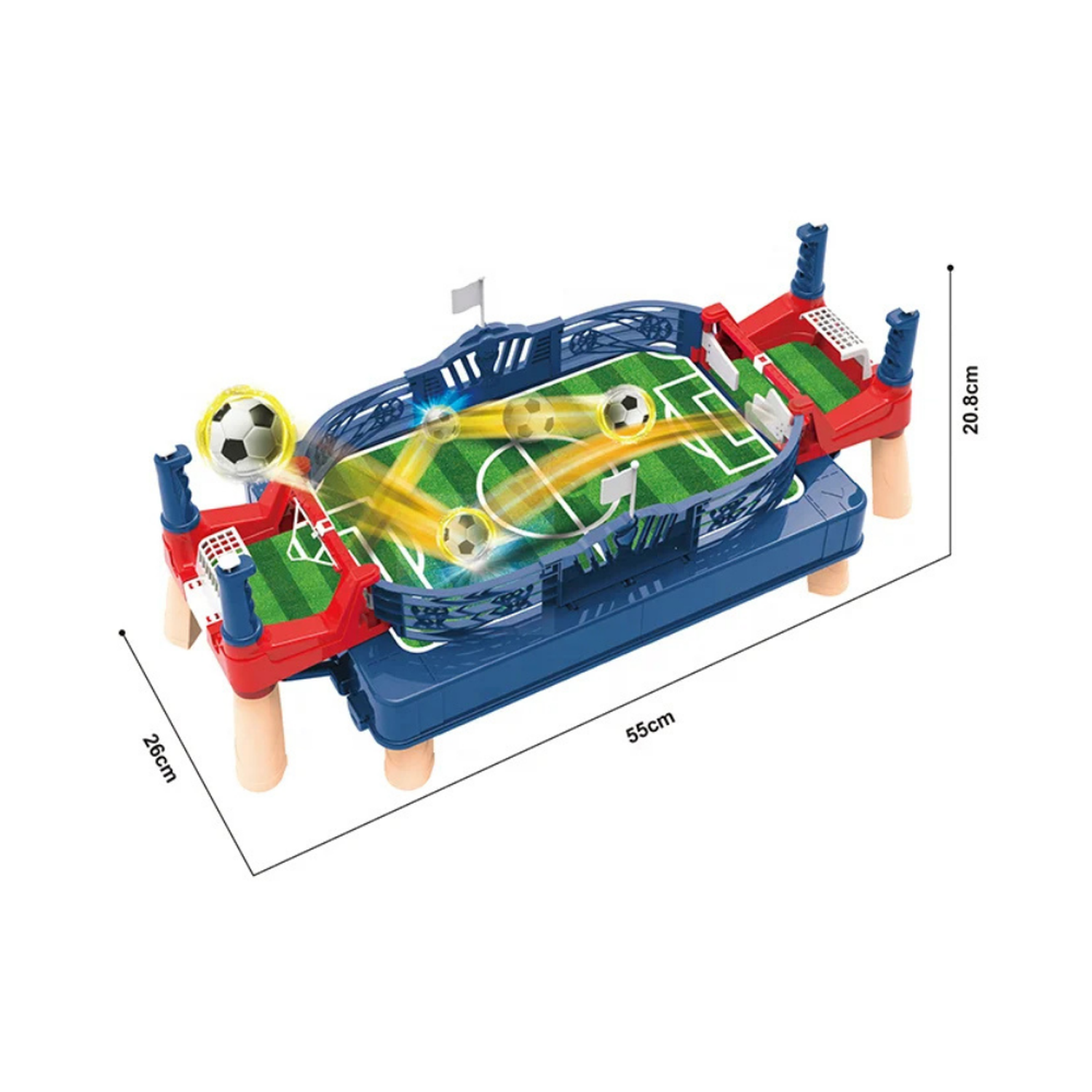 Juego Mini Futbol Juguete Futbol De Mesa Pelota Juego Regalo-5