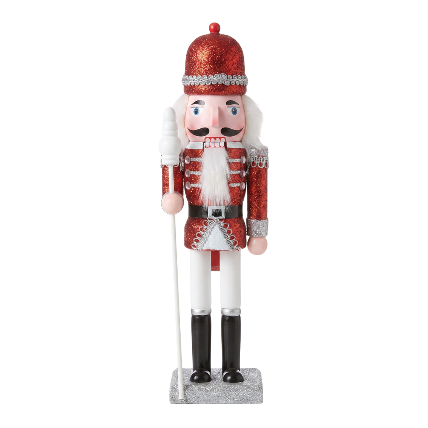 Muñeco Cascanueces Madera 38 Cm Adorno Navideño Decorativo-0