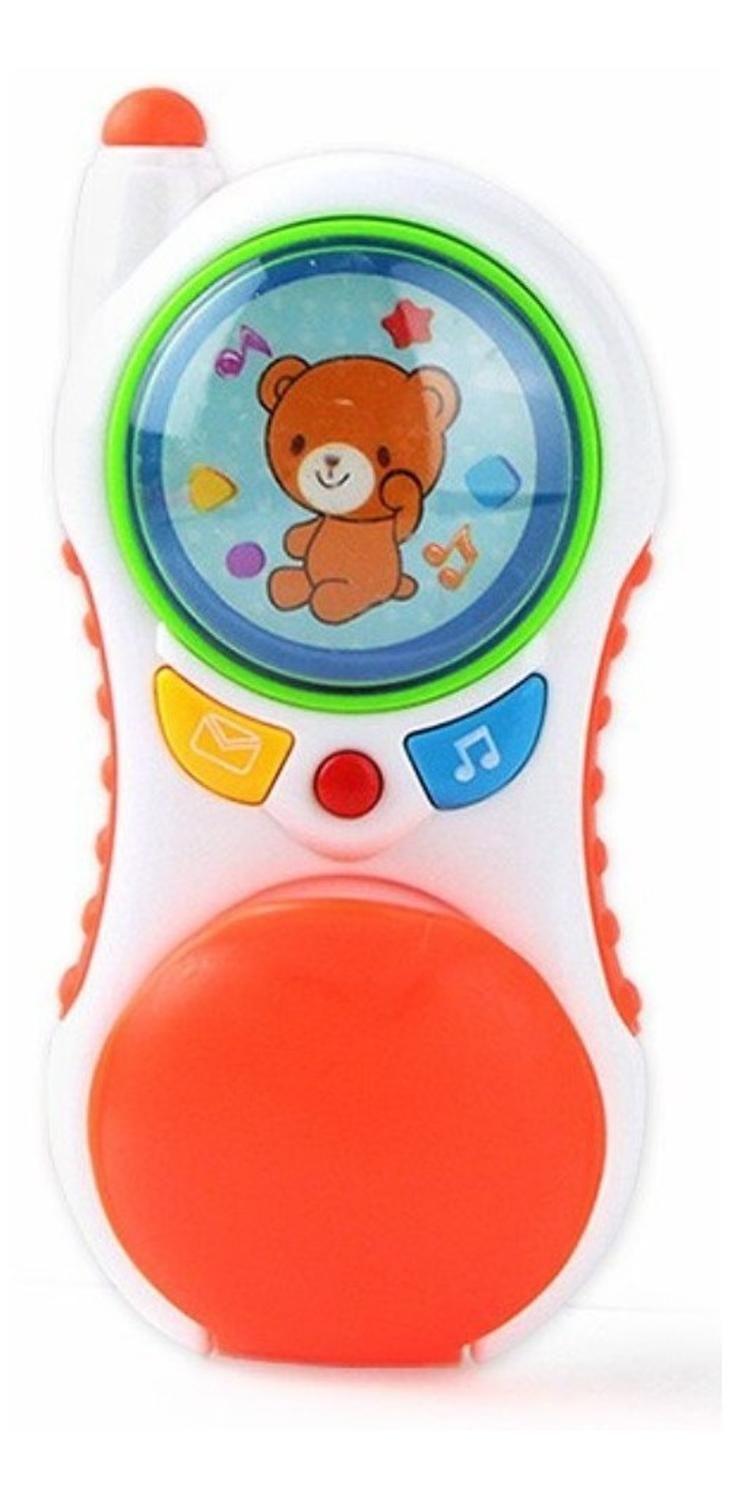 Teléfono Celular Bebe Juguete Fono Luz Sonidos Y Botones-2