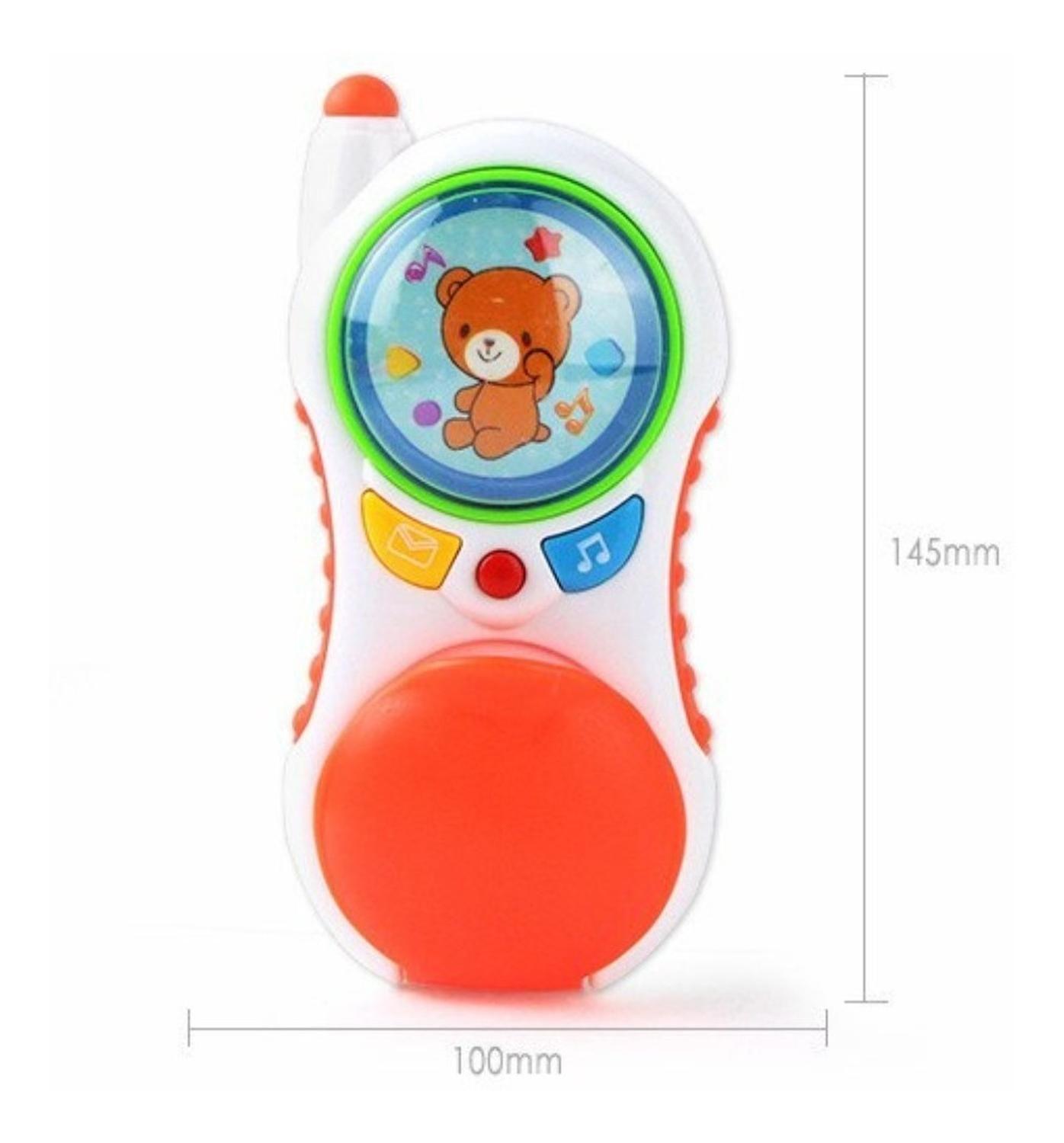 Teléfono Celular Bebe Juguete Fono Luz Sonidos Y Botones-4