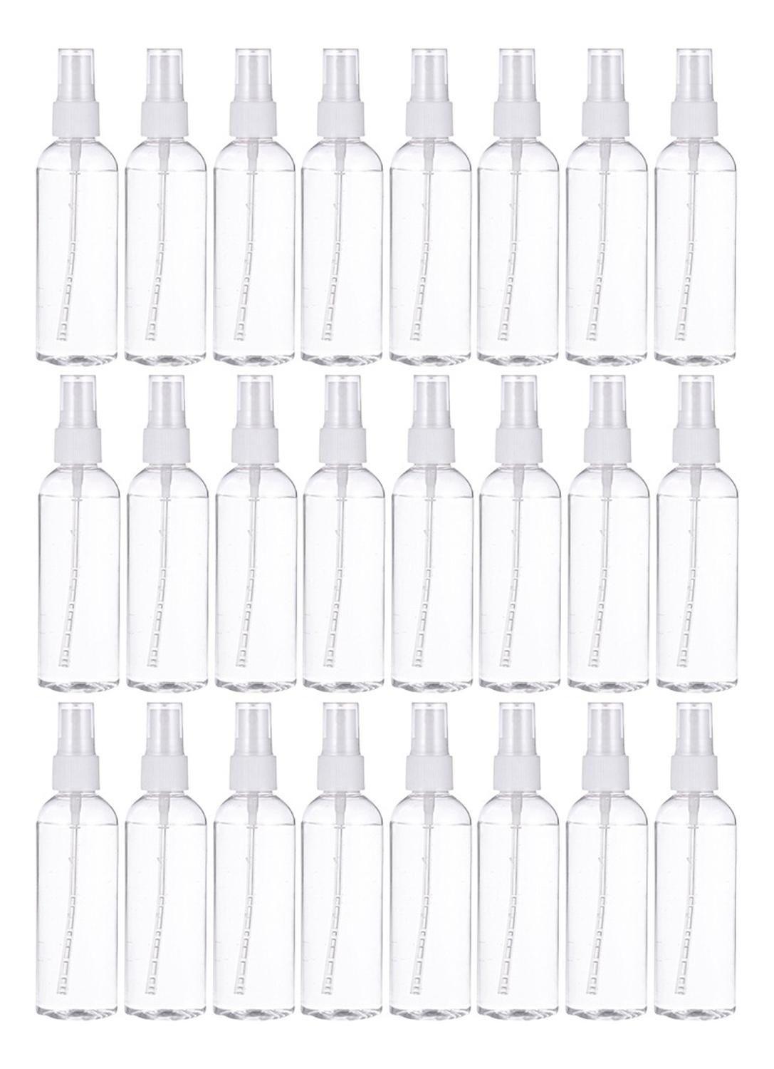 Set 24 Botella De Viaje Pulverizador 100 Ml Transparente-0