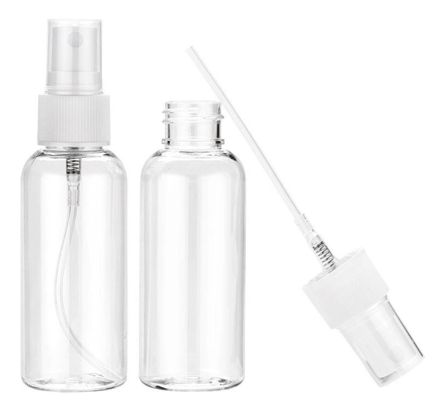 Set 24 Botella De Viaje Pulverizador 100 Ml Transparente-3