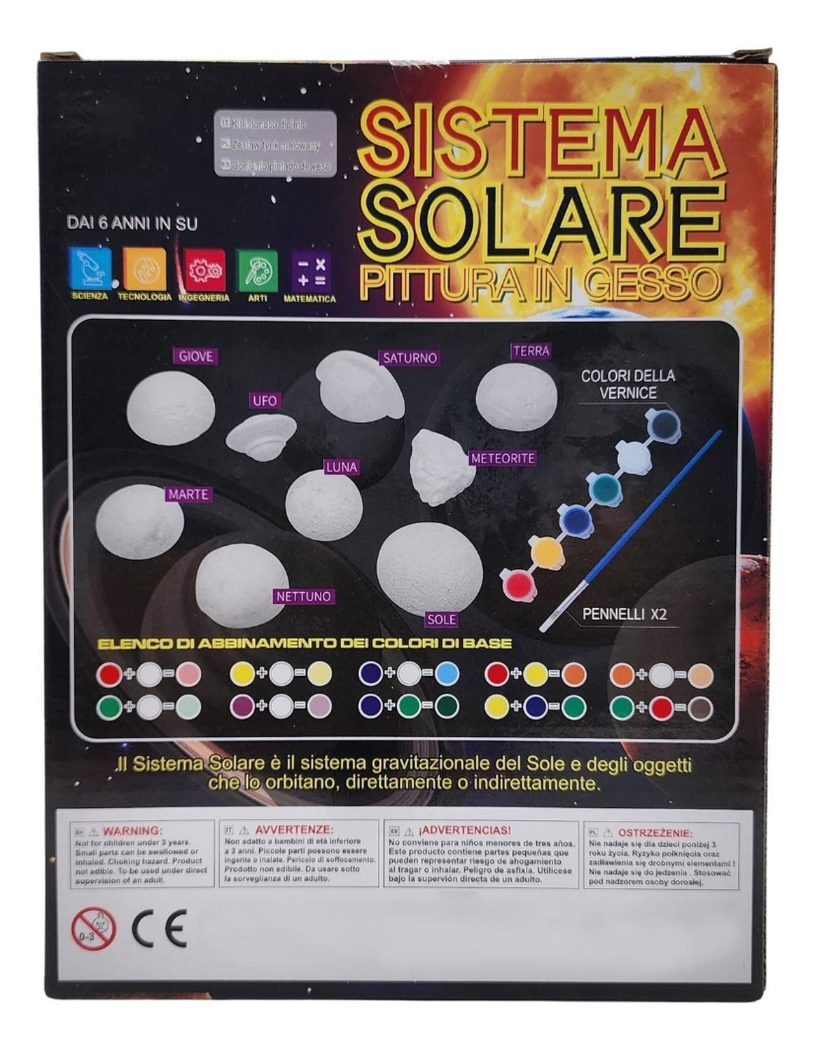 Kit Para Crear Sistema Solar Para Pintar Maqueta Educativo-2