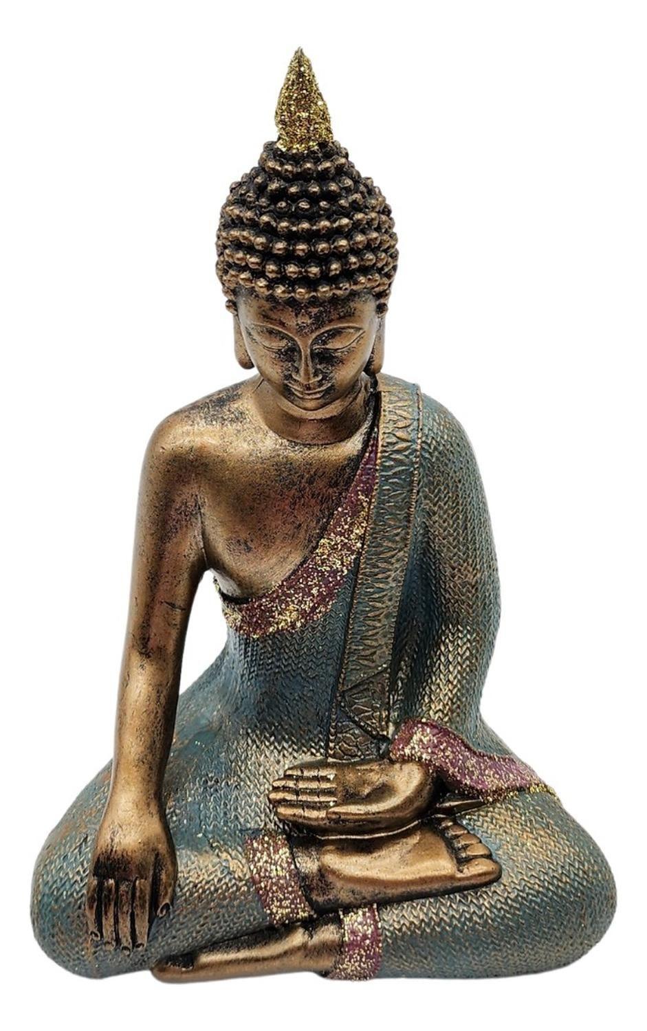 Estatua Figura De Buda Decorativa Buda Meditando Meditacion-0