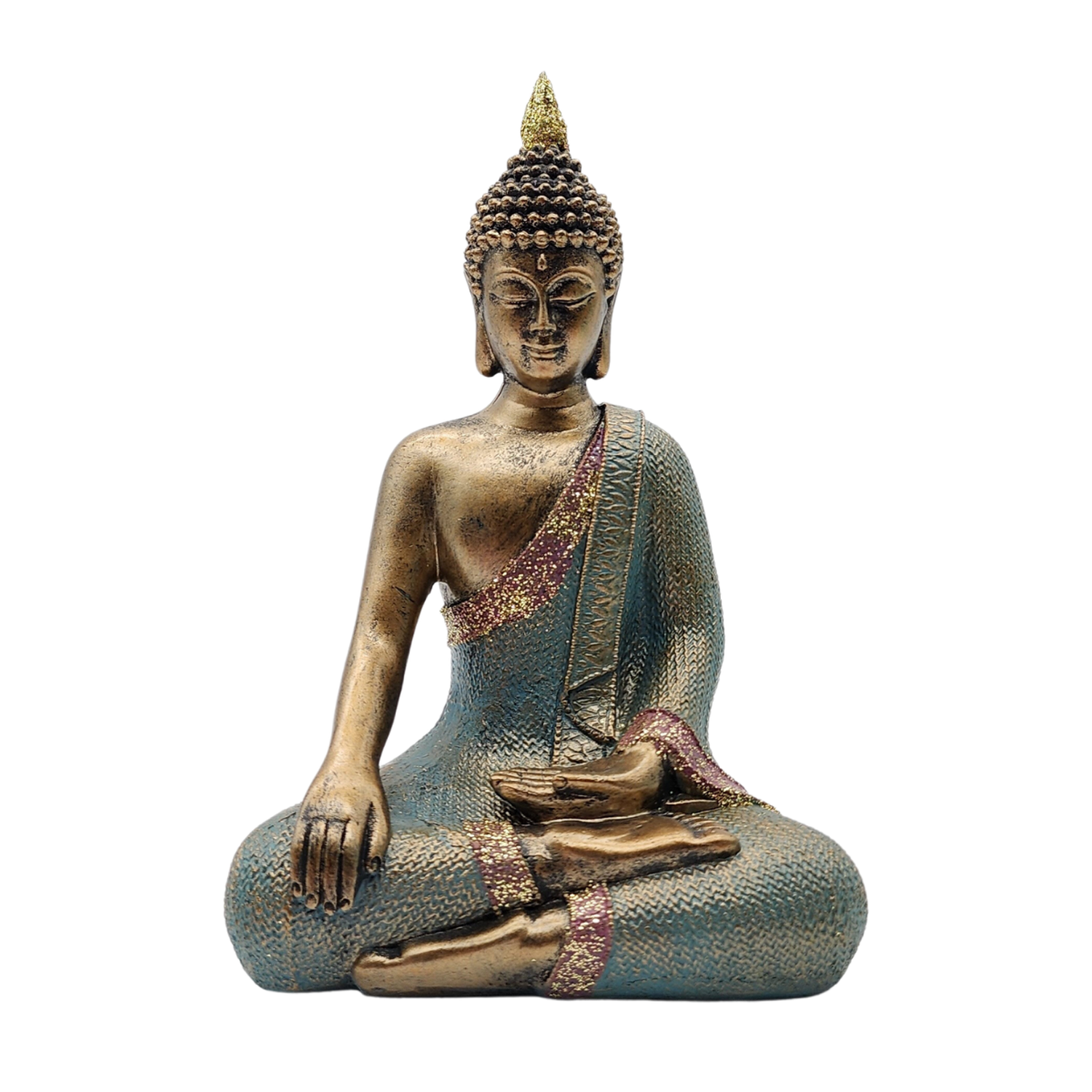 Estatua Figura De Buda Decorativa Buda Meditando Meditacion-2