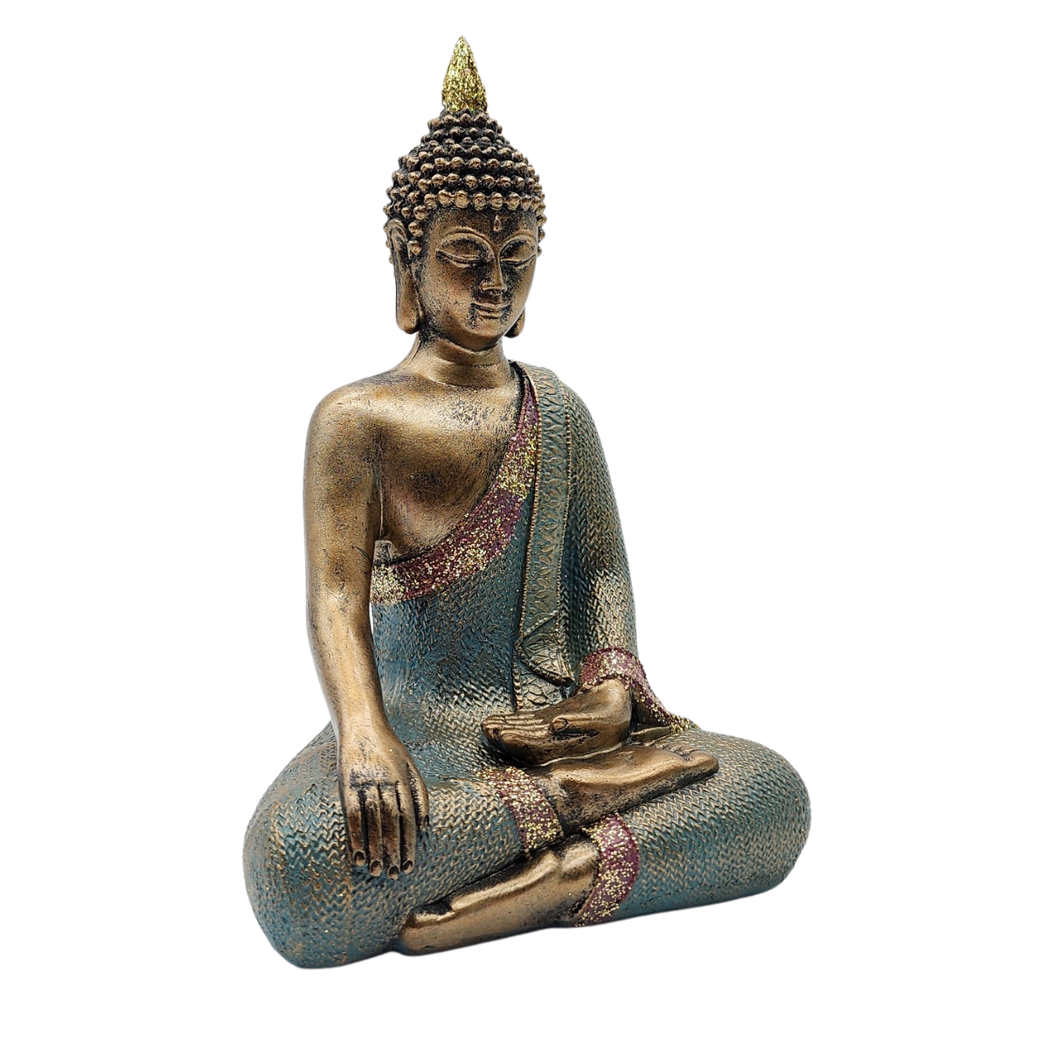 Estatua Figura De Buda Decorativa Buda Meditando Meditacion-3