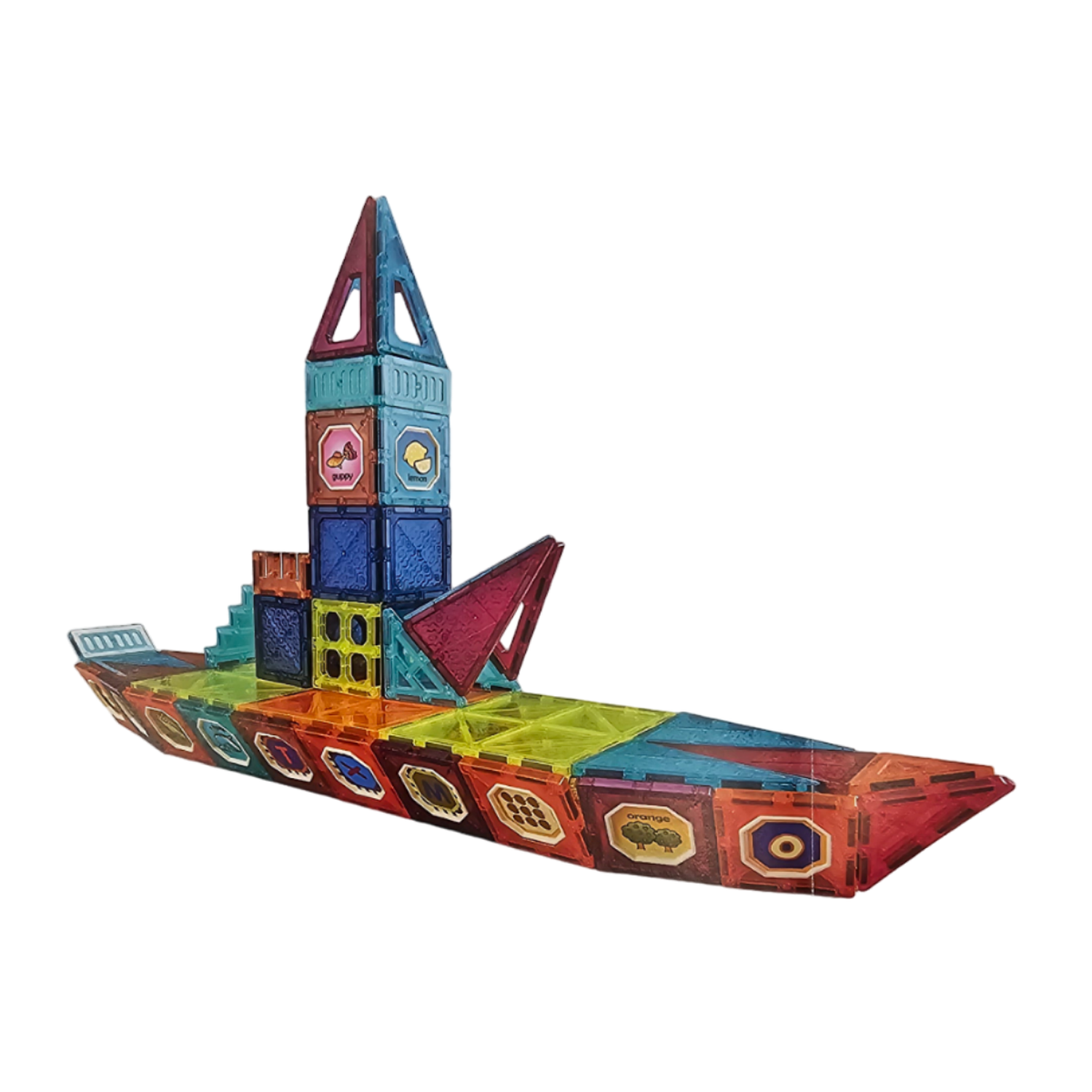 Set De Construccion Magnetico Piezas Magneticas 32 Piezas-6