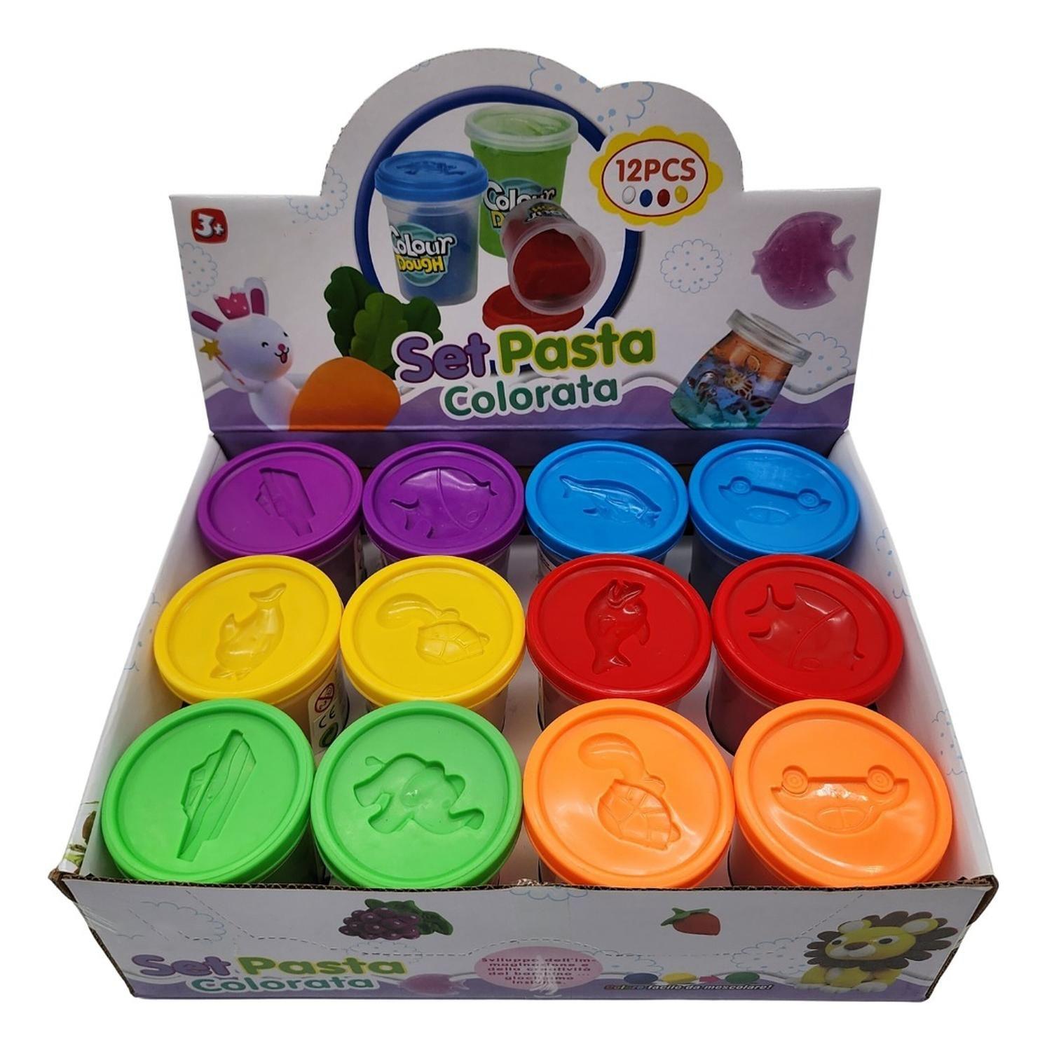 Set De Masas Caja Grande 6 Colores 12 Unidades Plasticina-0