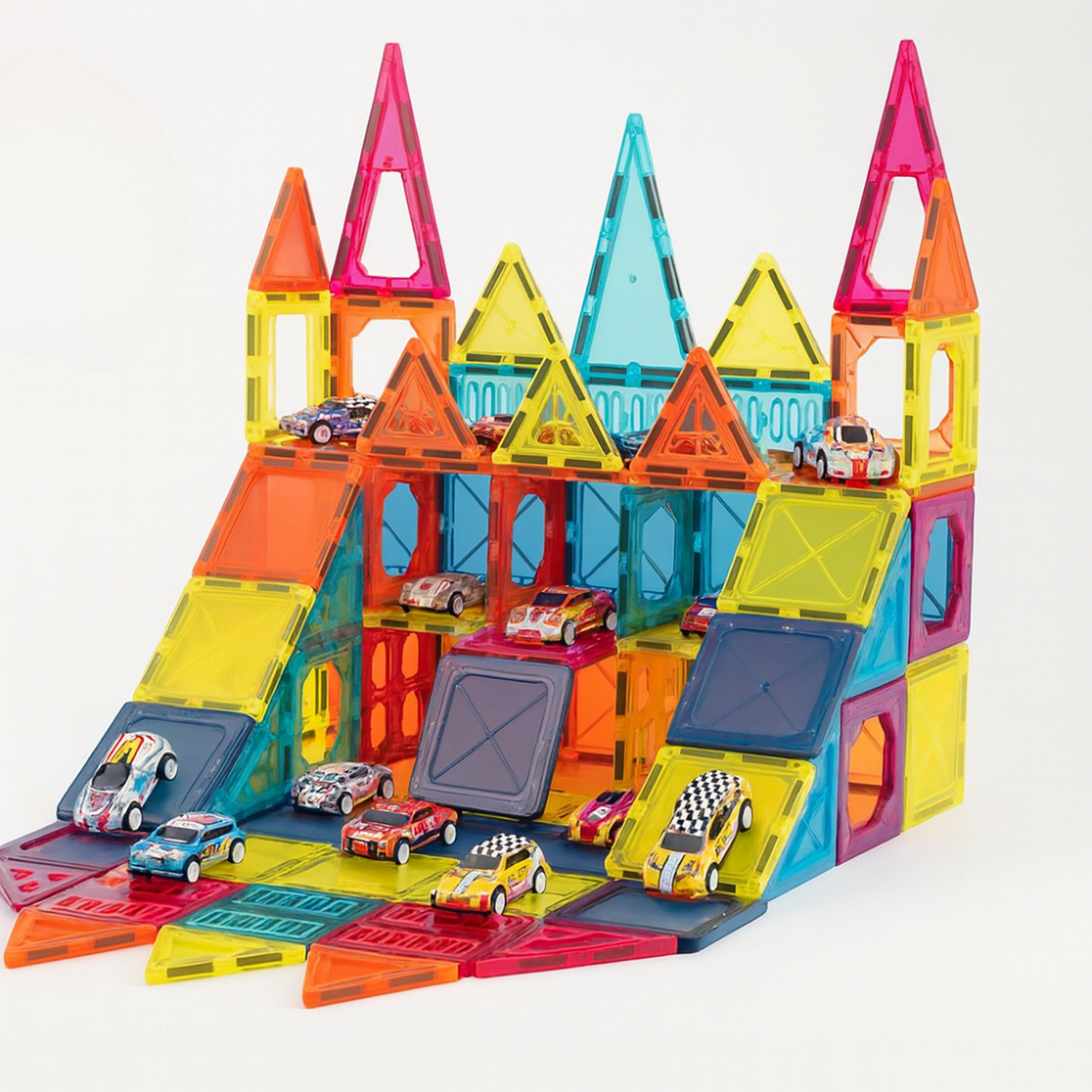 Juego Bloques Magneticos Construccion 50 Piezas Educativo-2