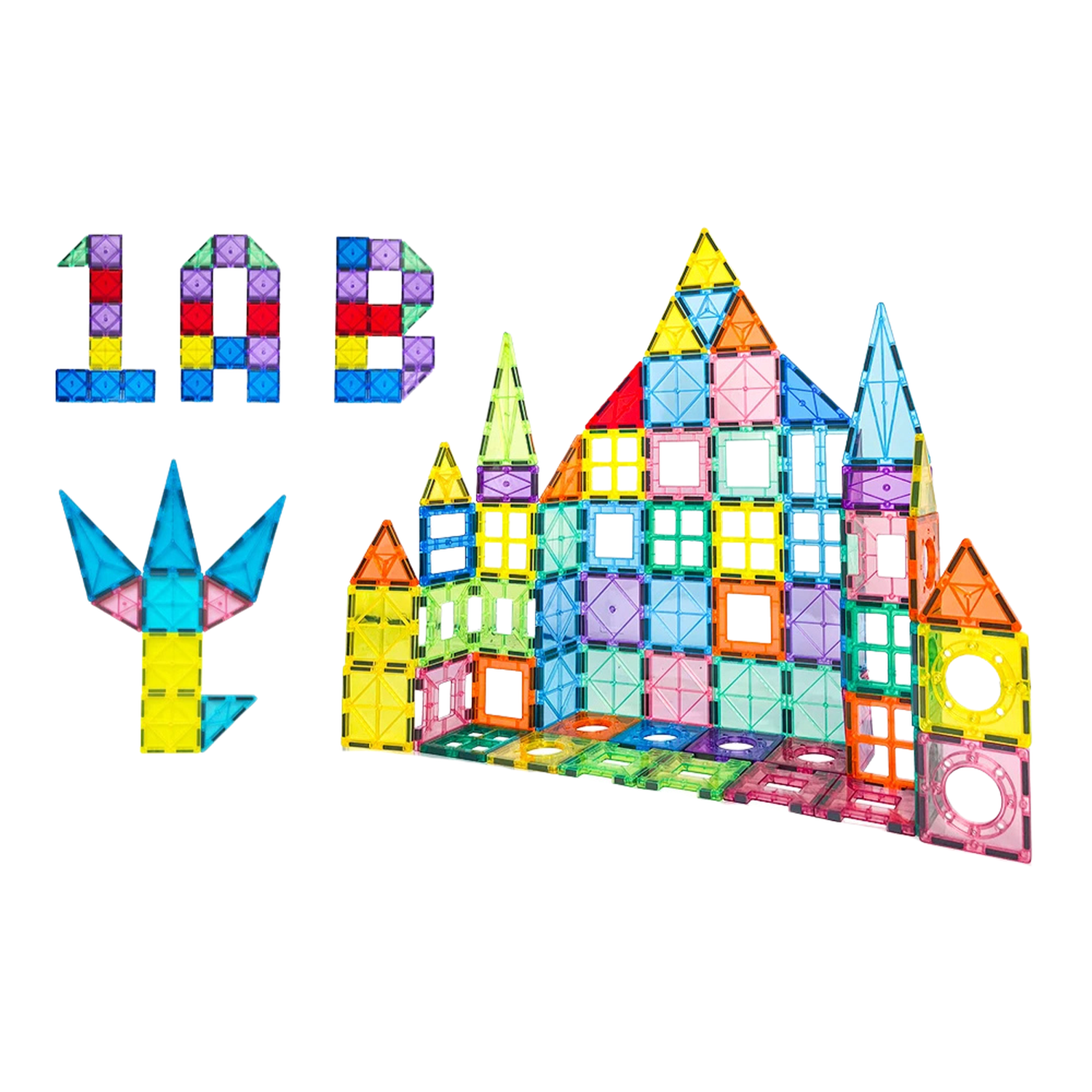 Juego Bloques Magneticos Construccion 50 Piezas Educativo-7