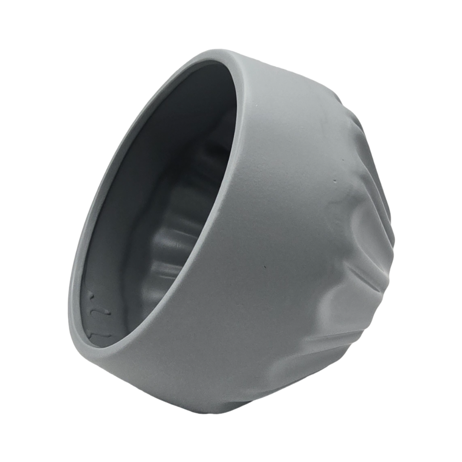Maceteros Maceta De Ceramica Diamante Elegante Gris M-3