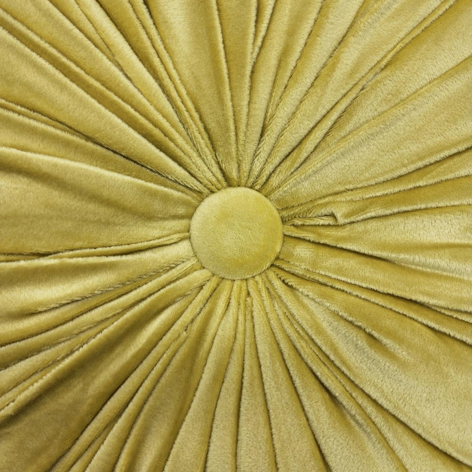 Cojín De Terciopelo Redondo Grande Para Sillón Tela Velvet-2