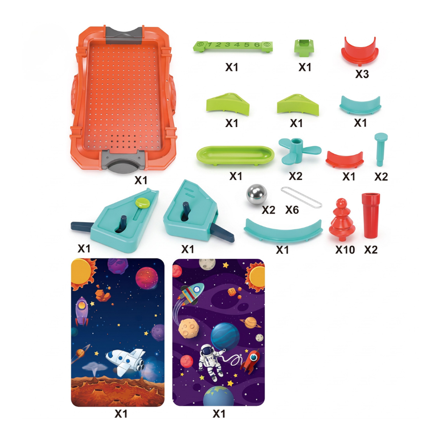 Pinball Space Pinball Doble Arcade Juego De Mesa Para Niños-5