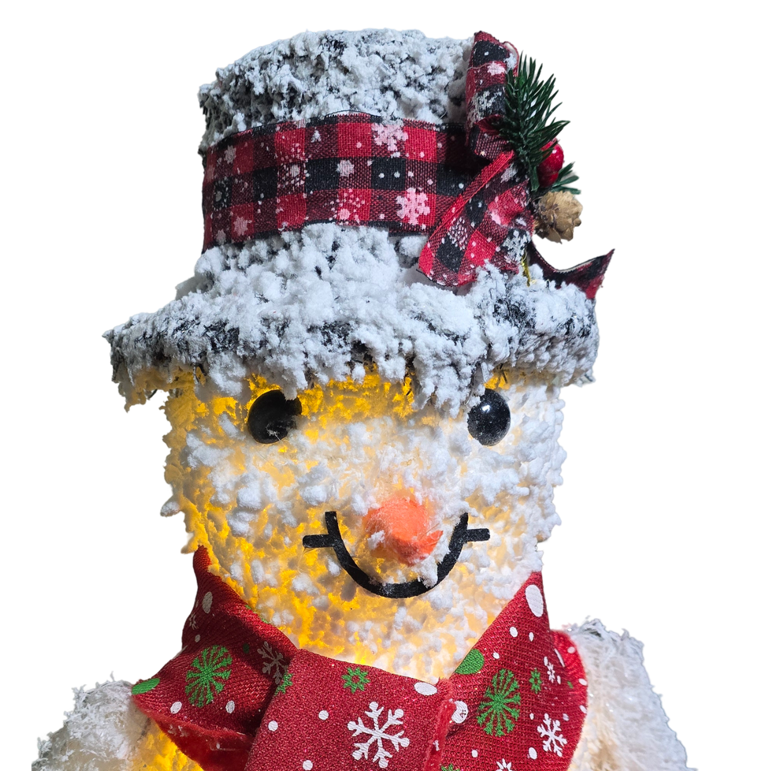 Muñeco De Nieve Navideño De Navidad 50 CM Luz Led Calida-2