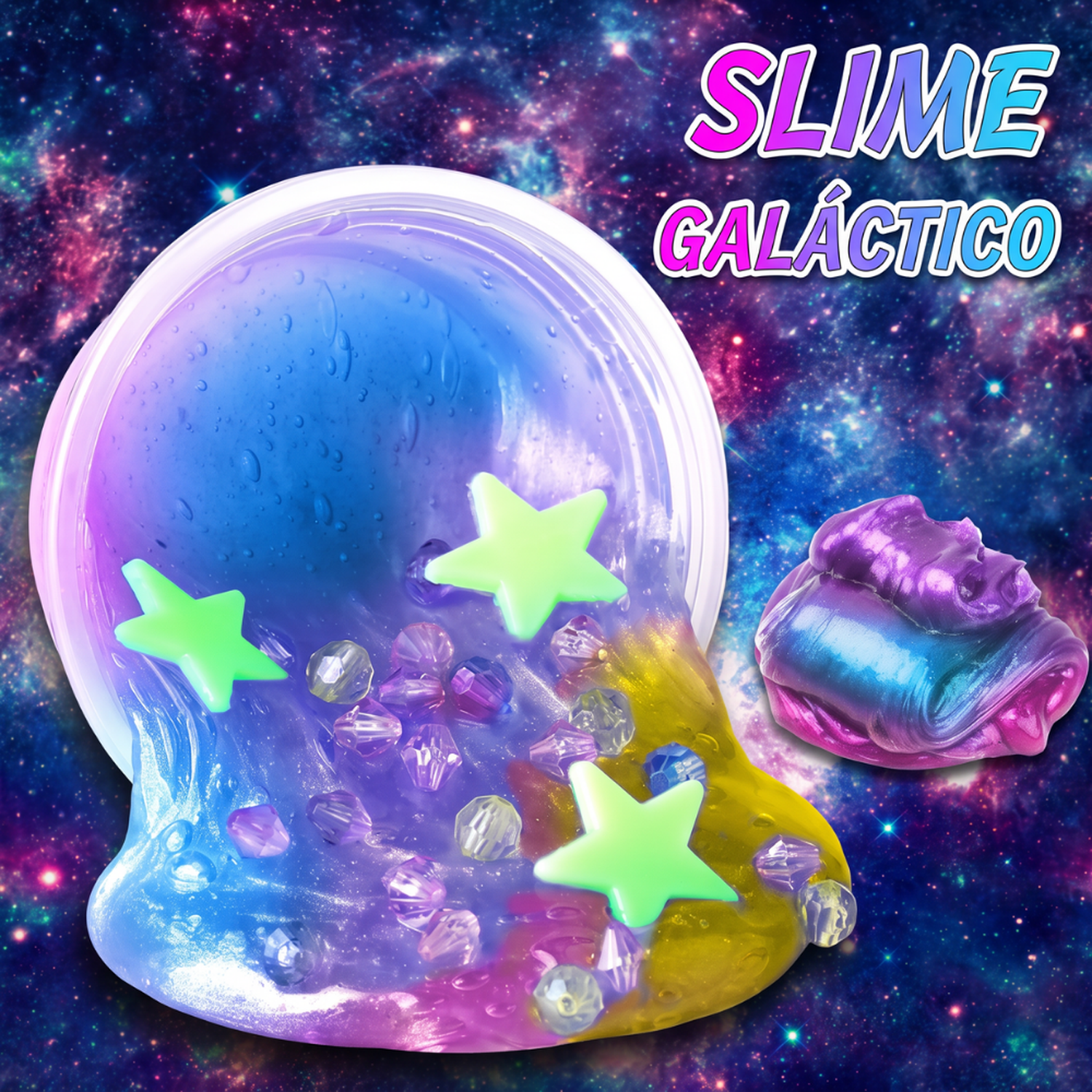 Kit Para Hacer Slime Completo Con Accesorios Y Maletín Infantil-4