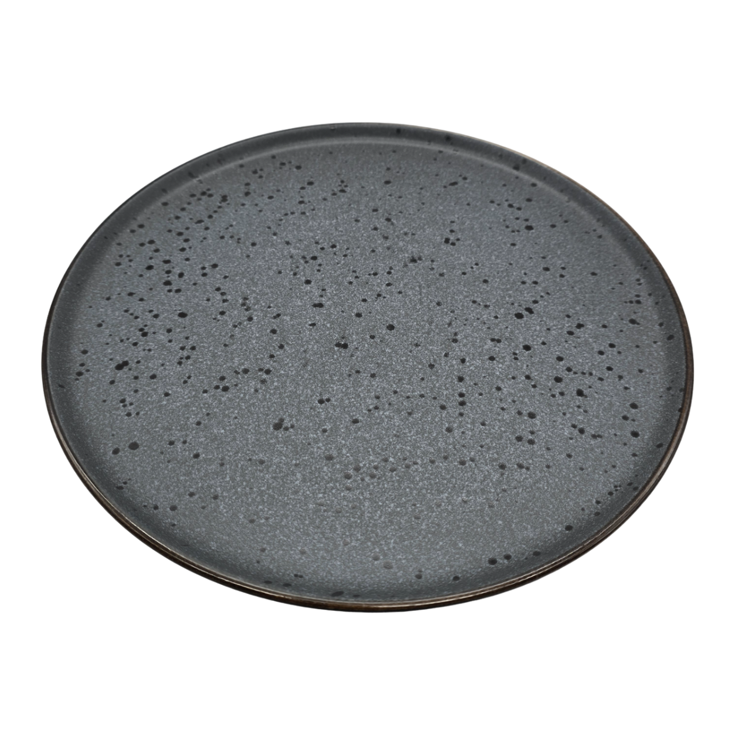 Set 4 Platos De Ceramica Gris Elegante Minimalist Plato Bajo-2