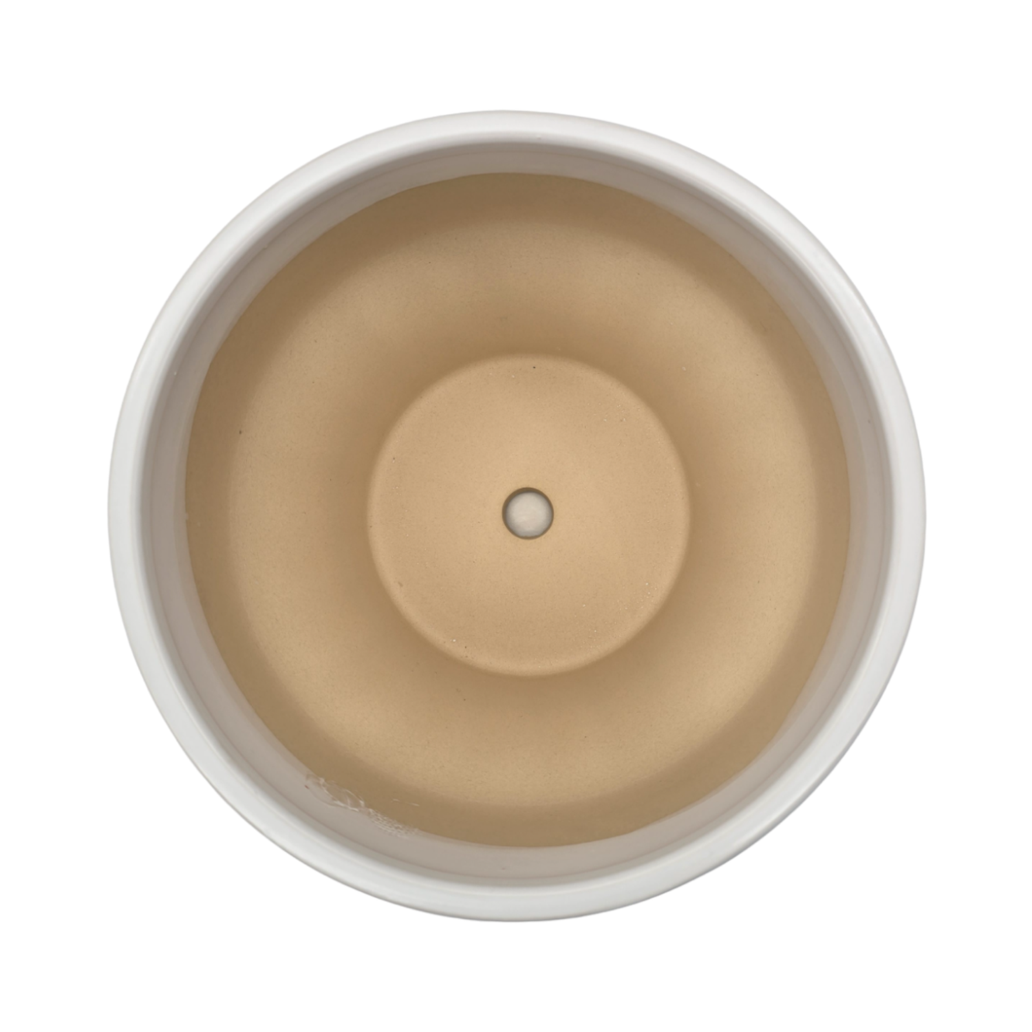 Macetero Maceta De Ceramica Blanco Patrones Negro Alto L-5