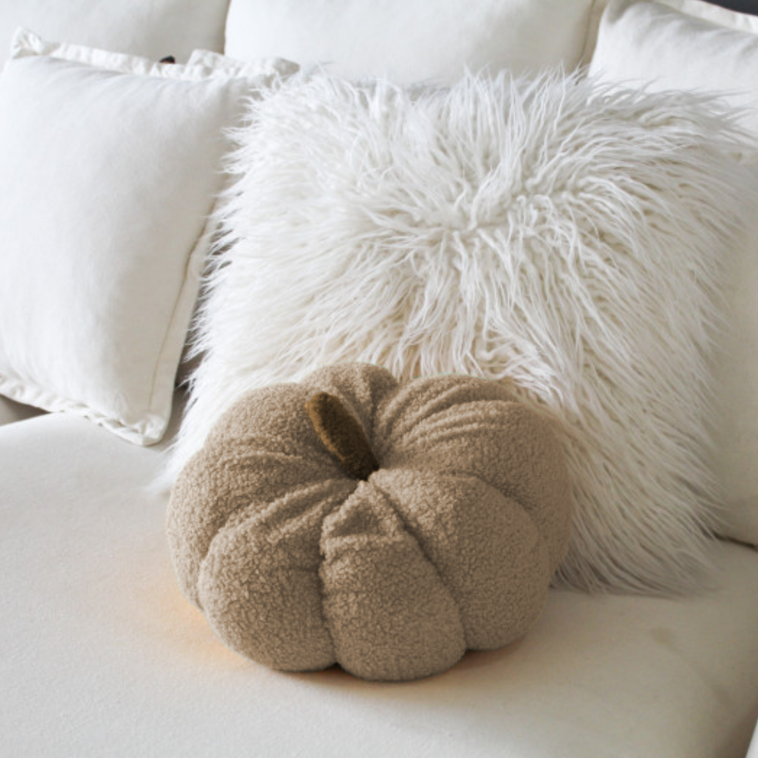 Cojin Decorativo Peluche Forma De Zapallo Calabaza Colores-2