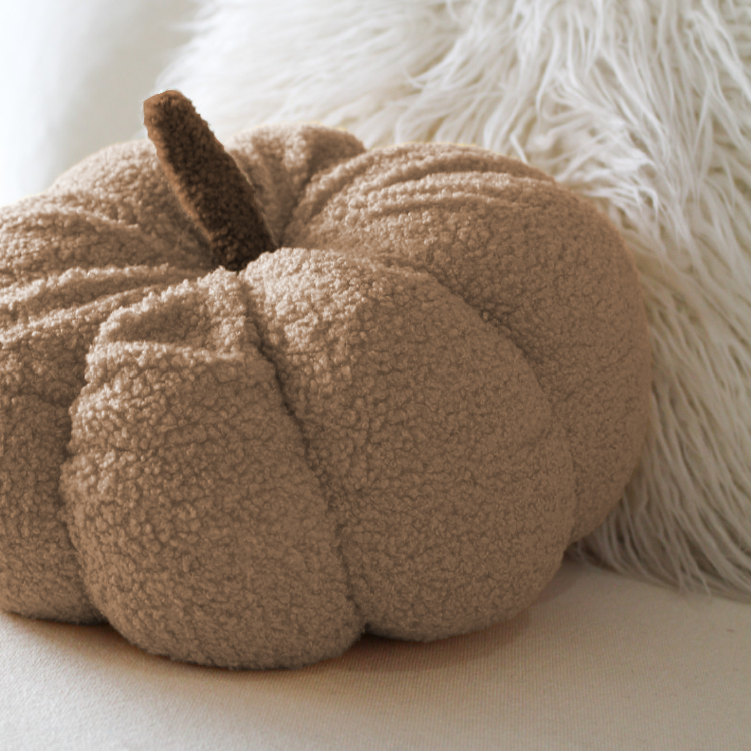 Cojin Decorativo Peluche Forma De Zapallo Calabaza Colores-5