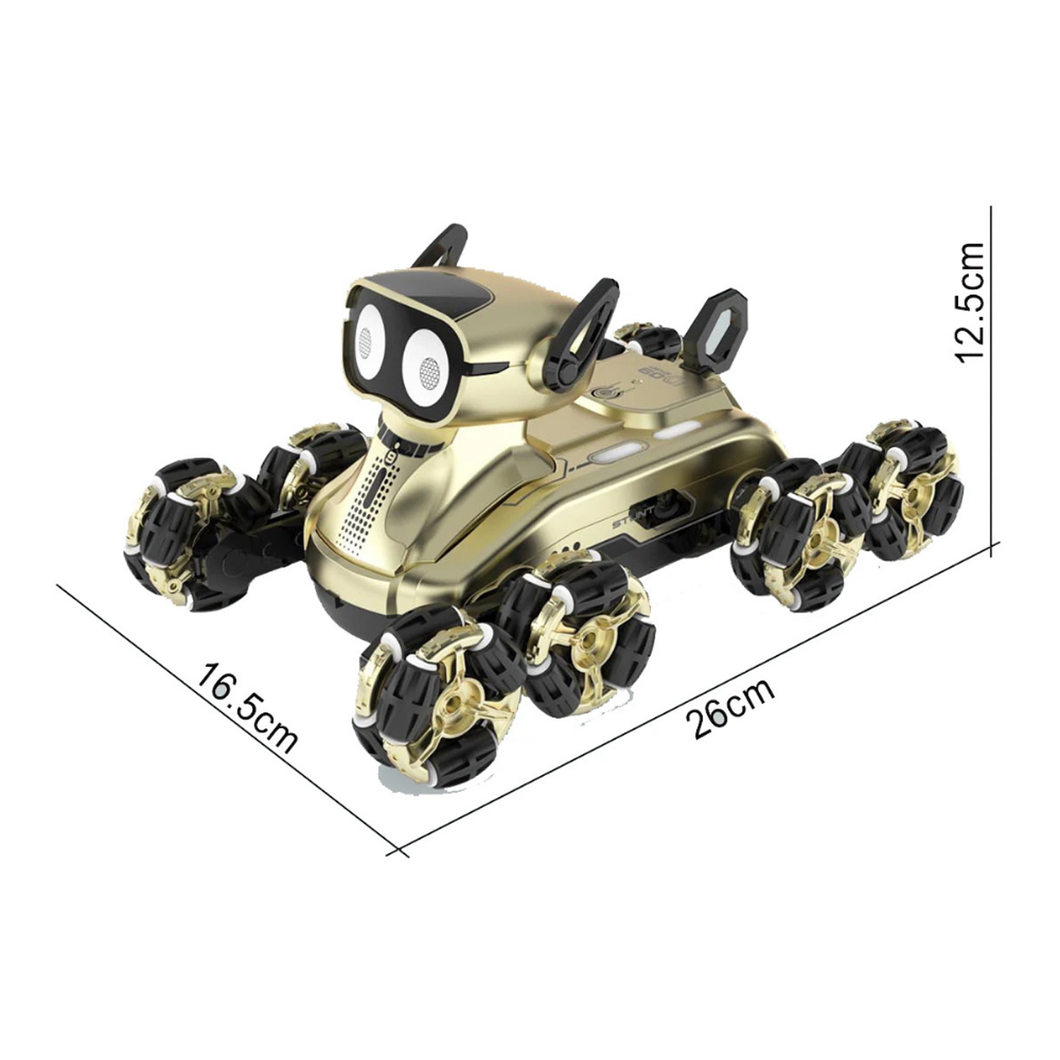 Perro Robot a Control Remoto RC Juguete Con Luces Y Sonido-5