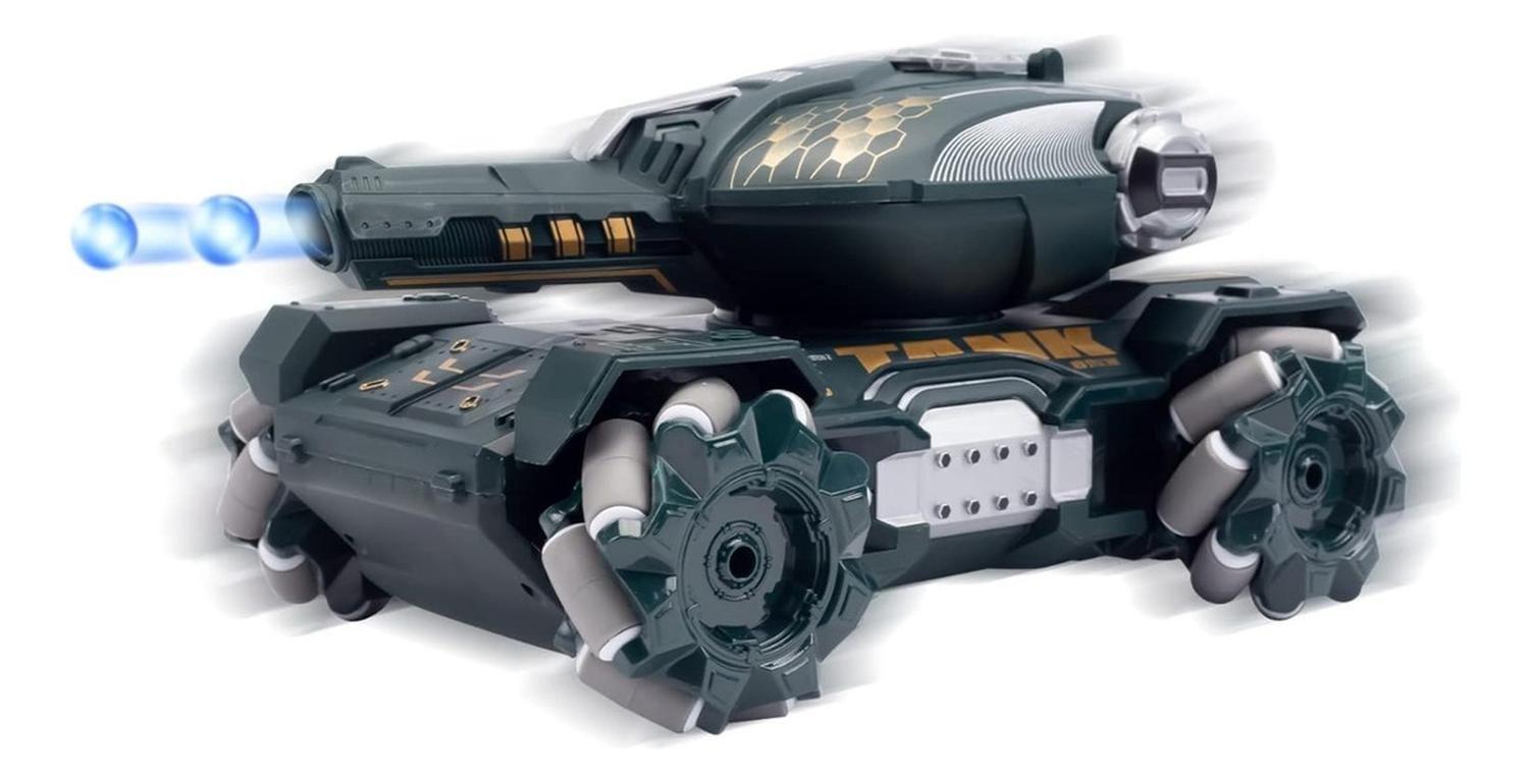 Tanque A Control Remoto Teledirigido Lanza Bolitas De Biogel-2