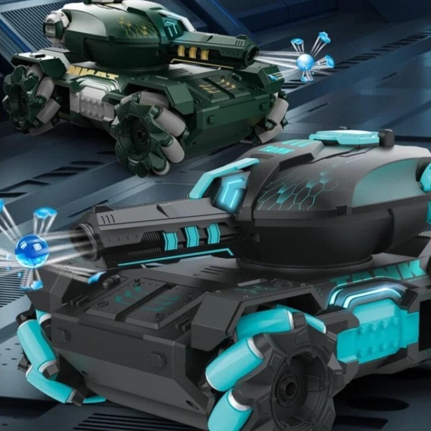 Tanque A Control Remoto Teledirigido Lanza Bolitas De Biogel-6