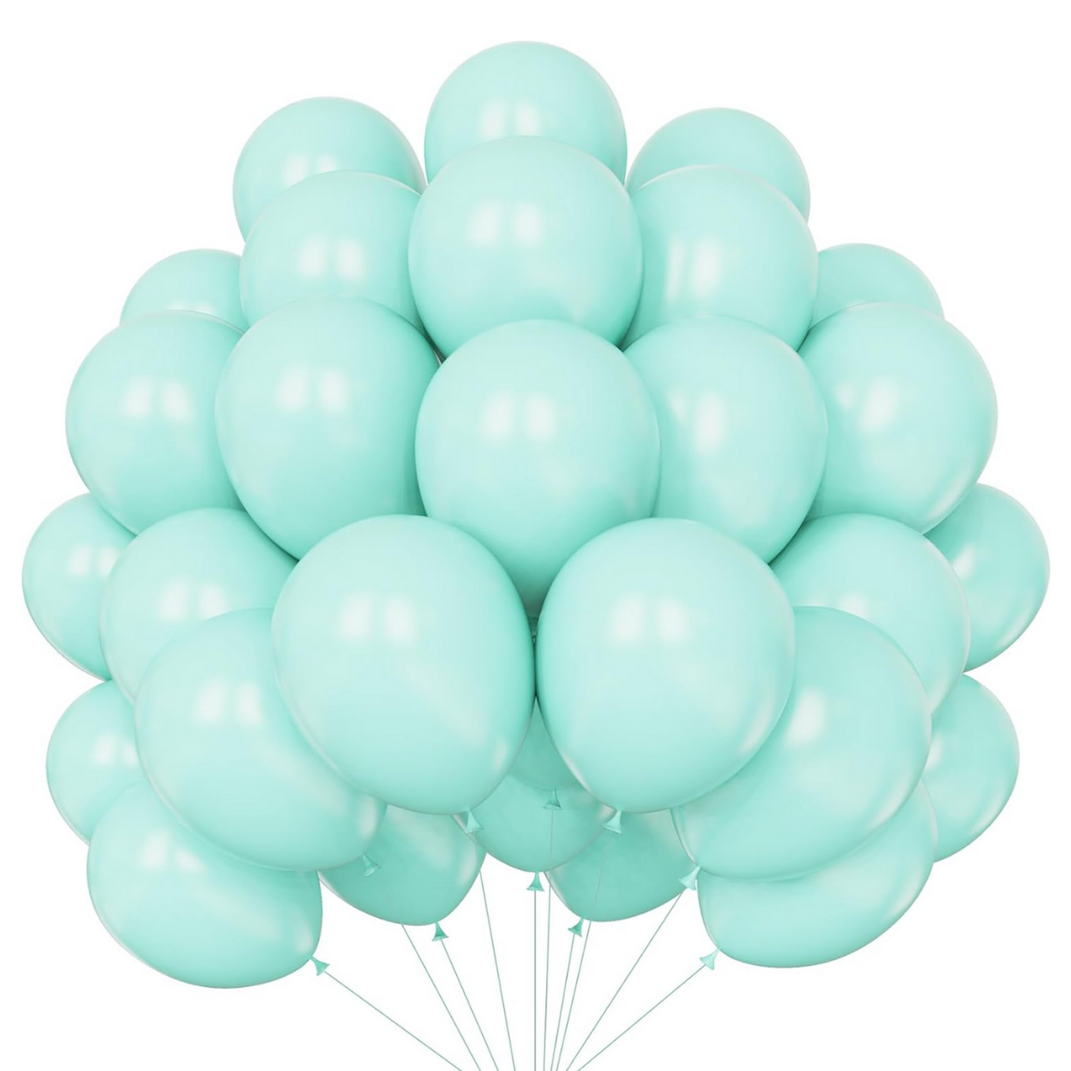 Globos Verde Agua Macaron 50 Unidades Tamaño 25 Cm-0