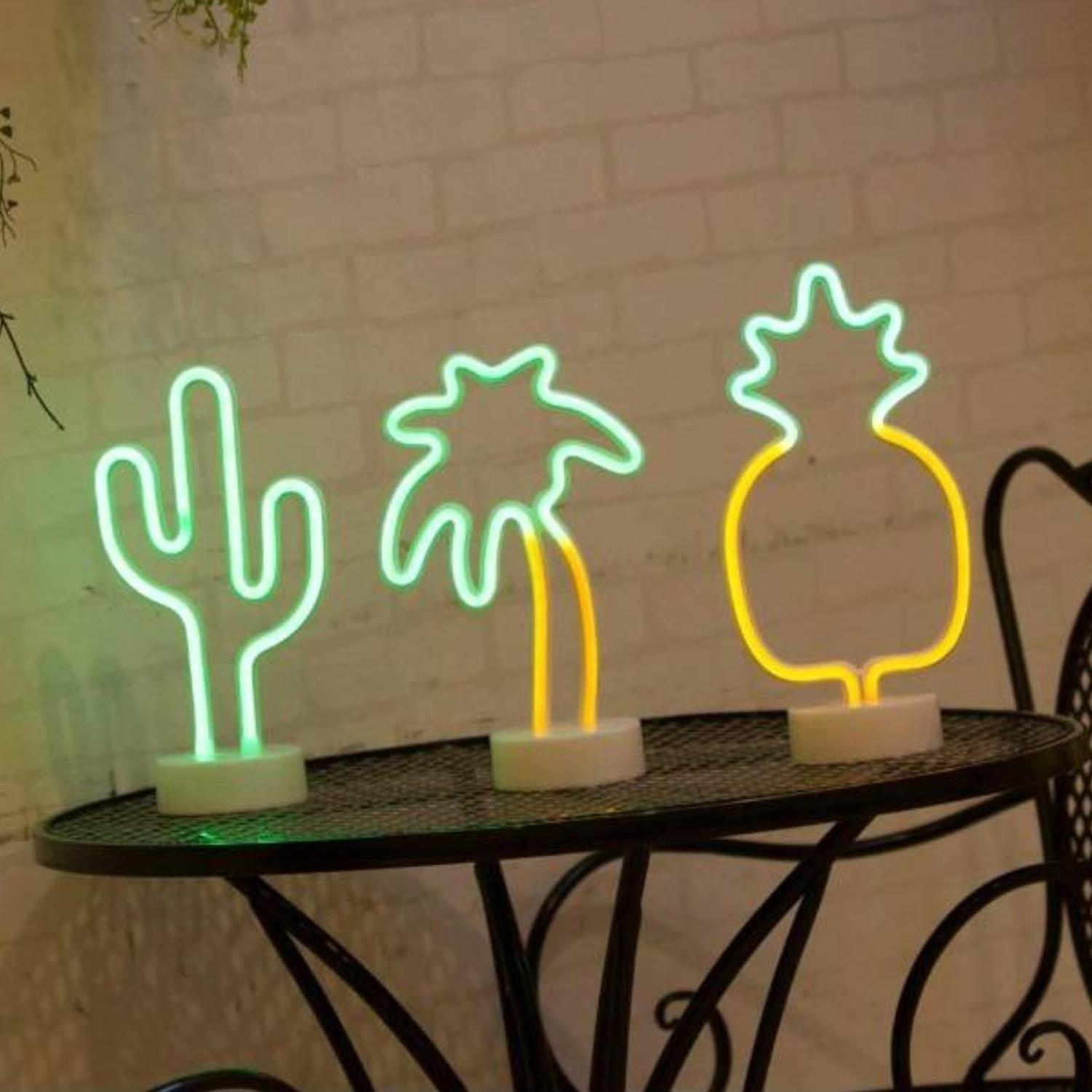 Lampara Neón Led Piña Decoración Todo Ambiente Hogar-5