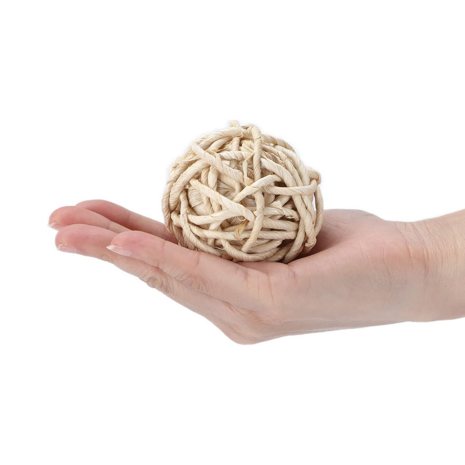 Esfera de Fibra Cuerda Para Decoracion Pelota De Yute Marron-3