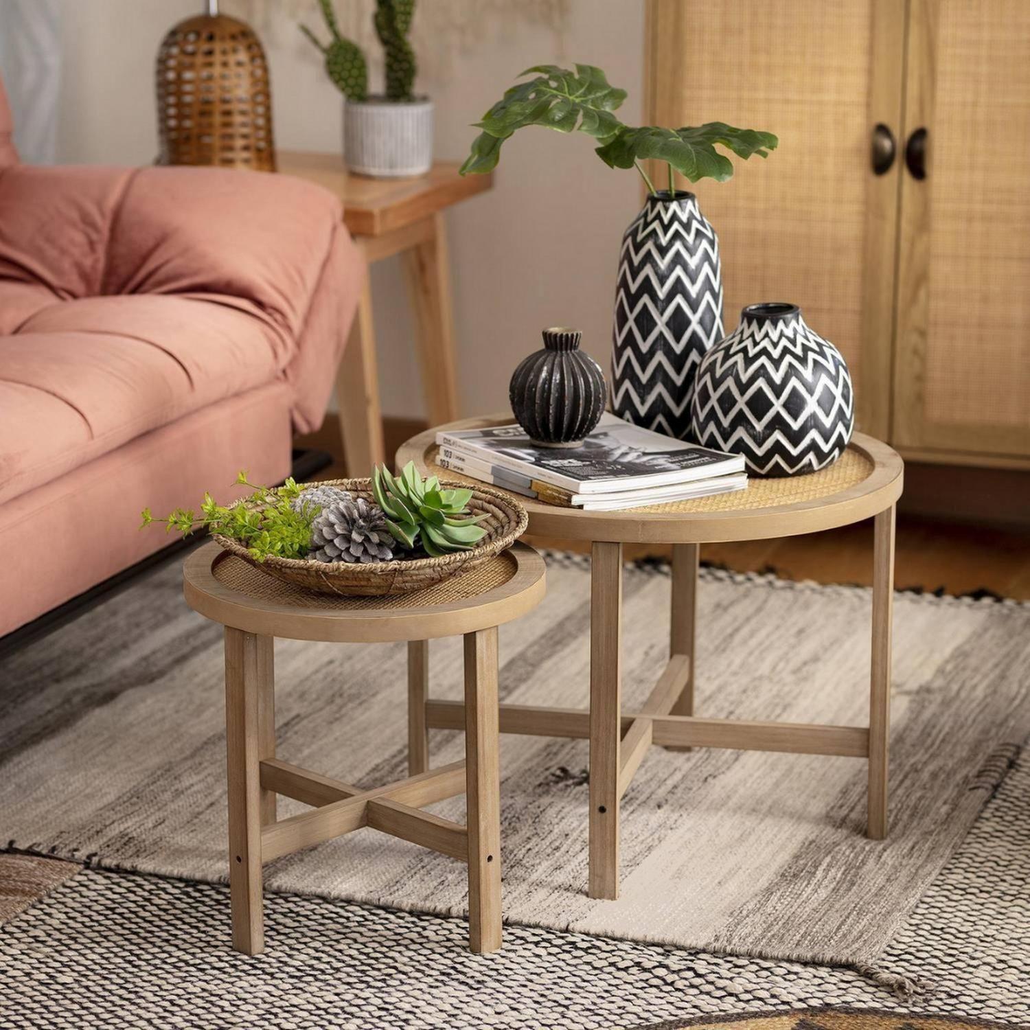 Florero Cerámica Diseño Étnico Zigzag Vintage Blanco Y Negro-6