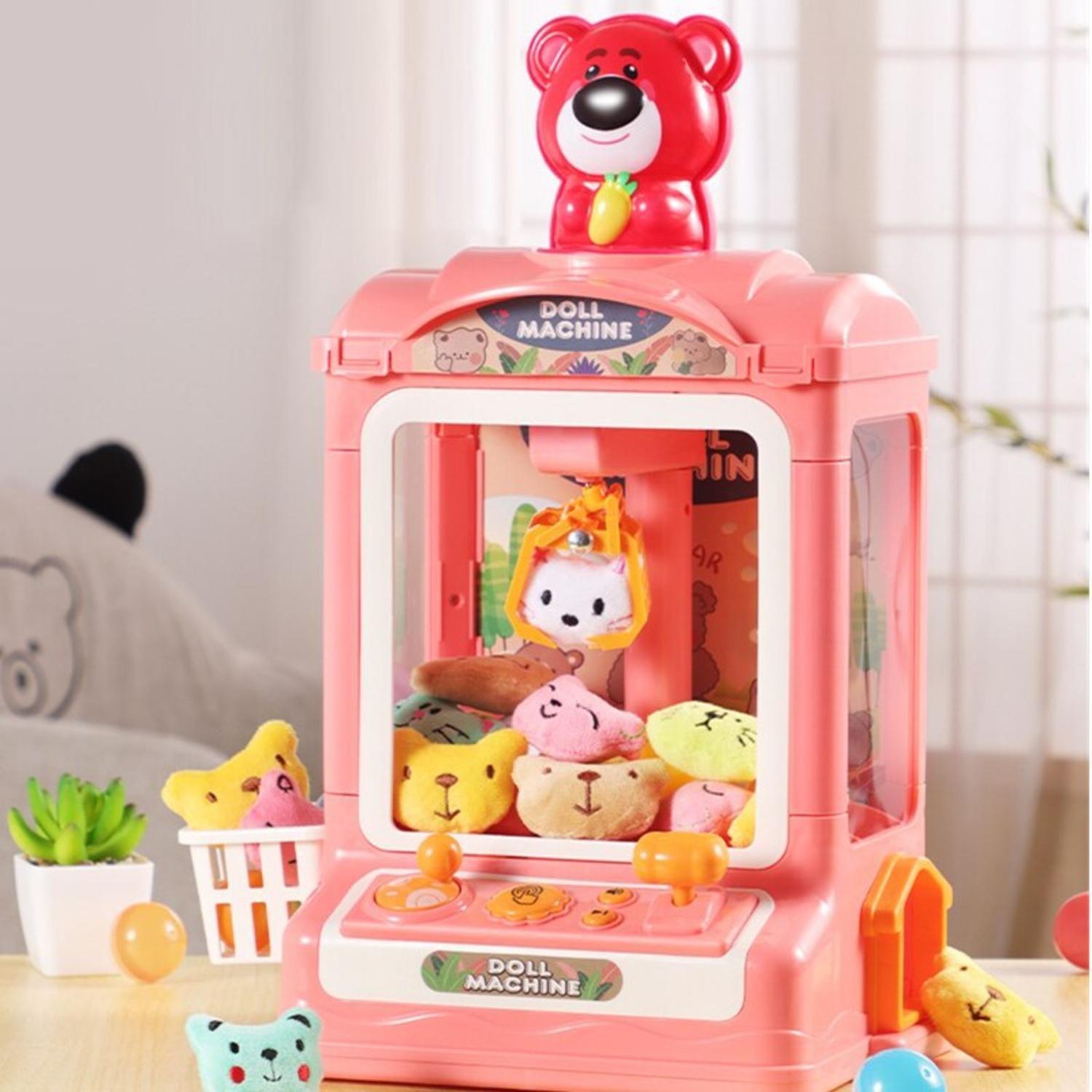 Juguete Mini Maquina Saca Peluche Garra Kawaii Doll Machine-1