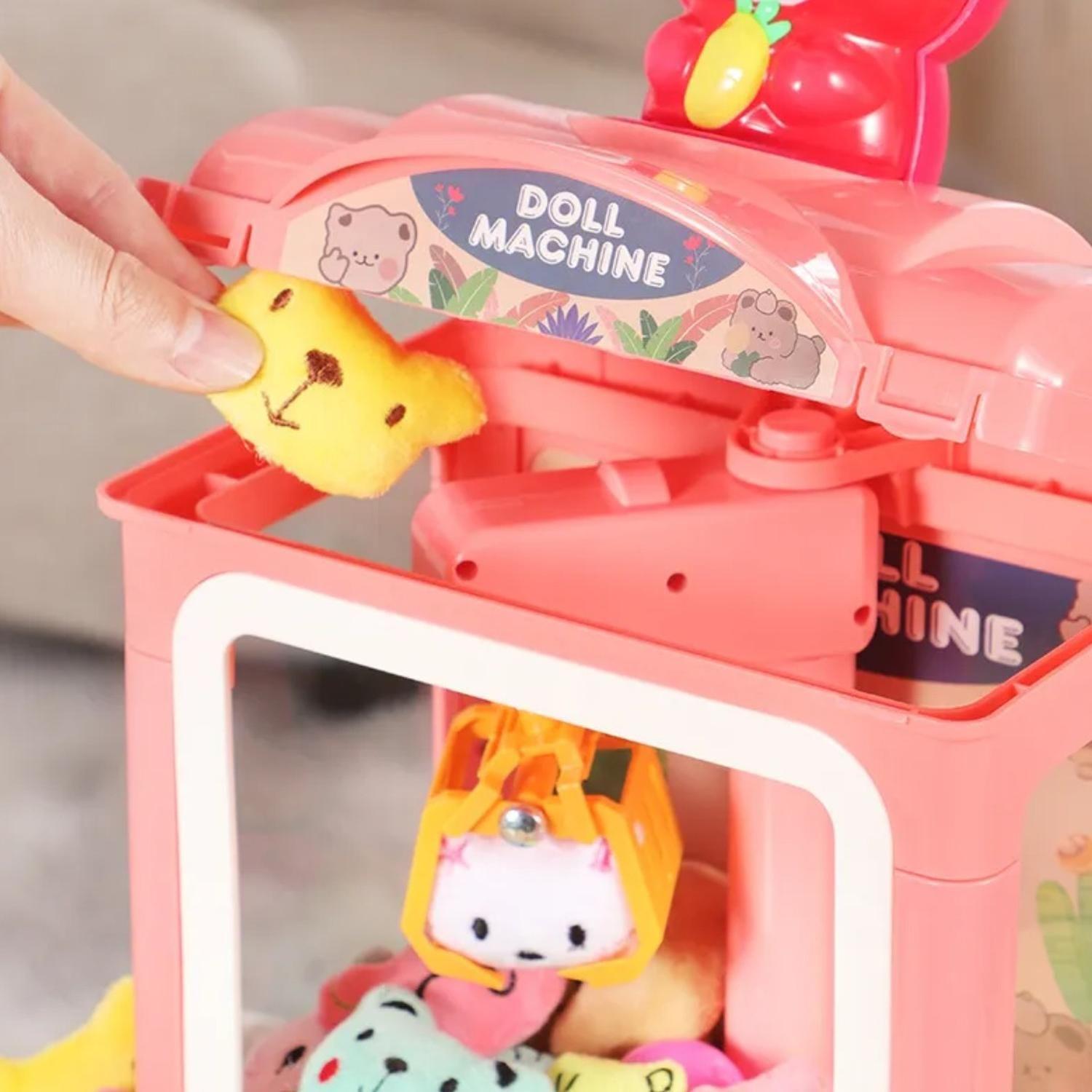 Juguete Mini Maquina Saca Peluche Garra Kawaii Doll Machine-4