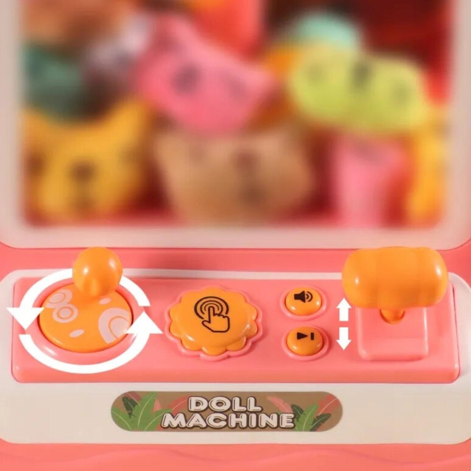 Juguete Mini Maquina Saca Peluche Garra Kawaii Doll Machine-5